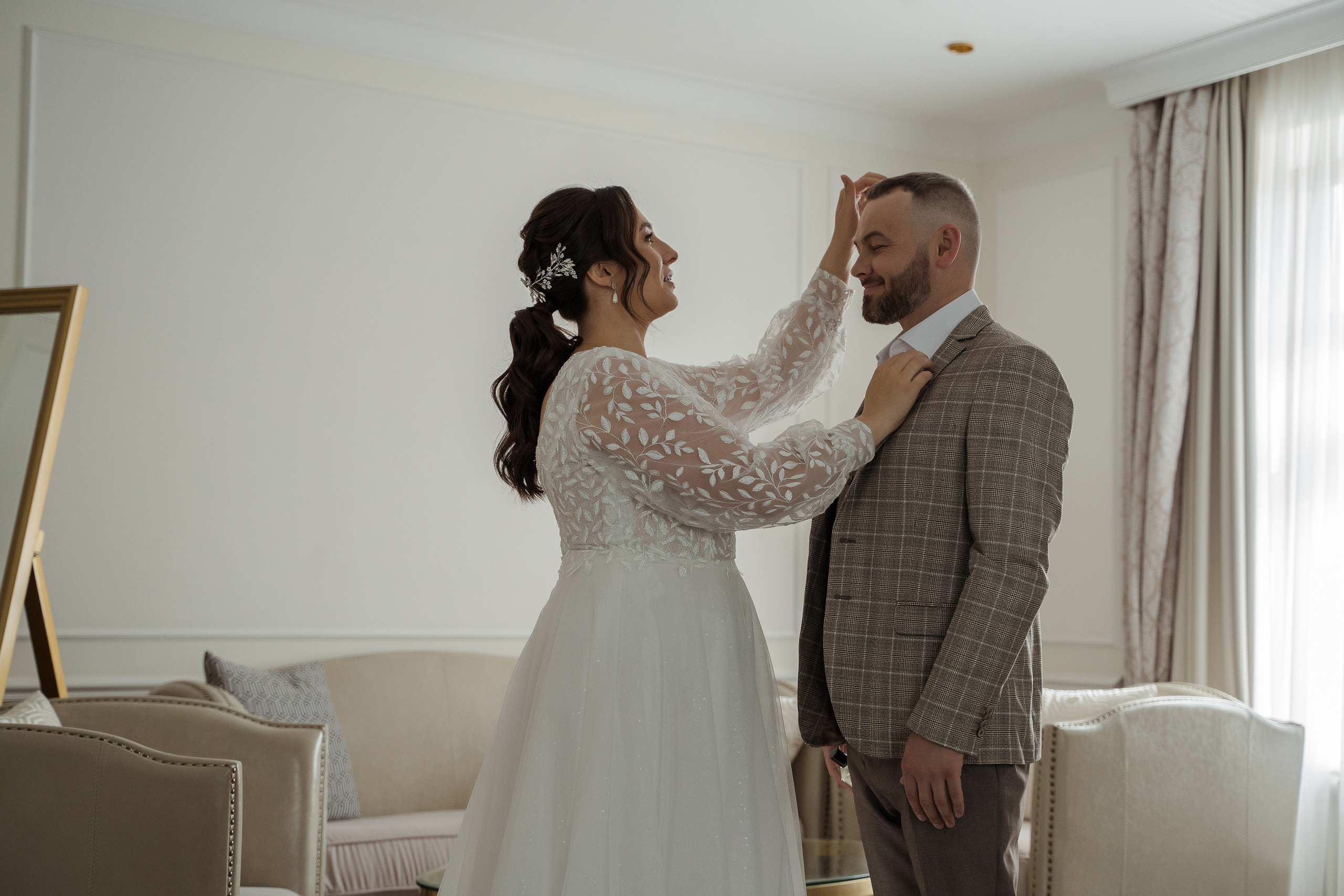 Свадьба в Пушкине. Сборы в отеле Tsar Palace. Свадебный и семейный фотограф в Пушкине и Санкт-Петербурге Мария Филиппова