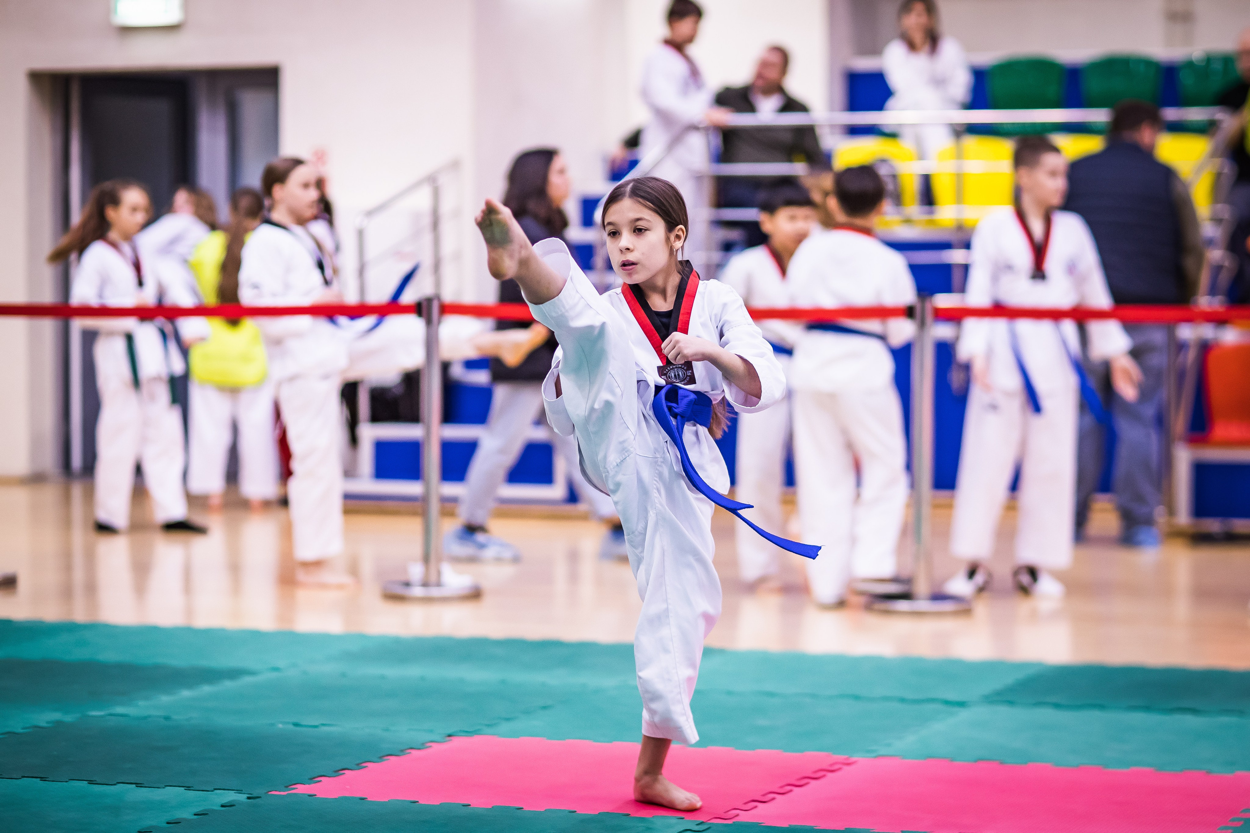 Турнир Федерации детского тхэквондо России по дисциплине ПХУМСЭ. Спортивный фотограф Максим Серегин