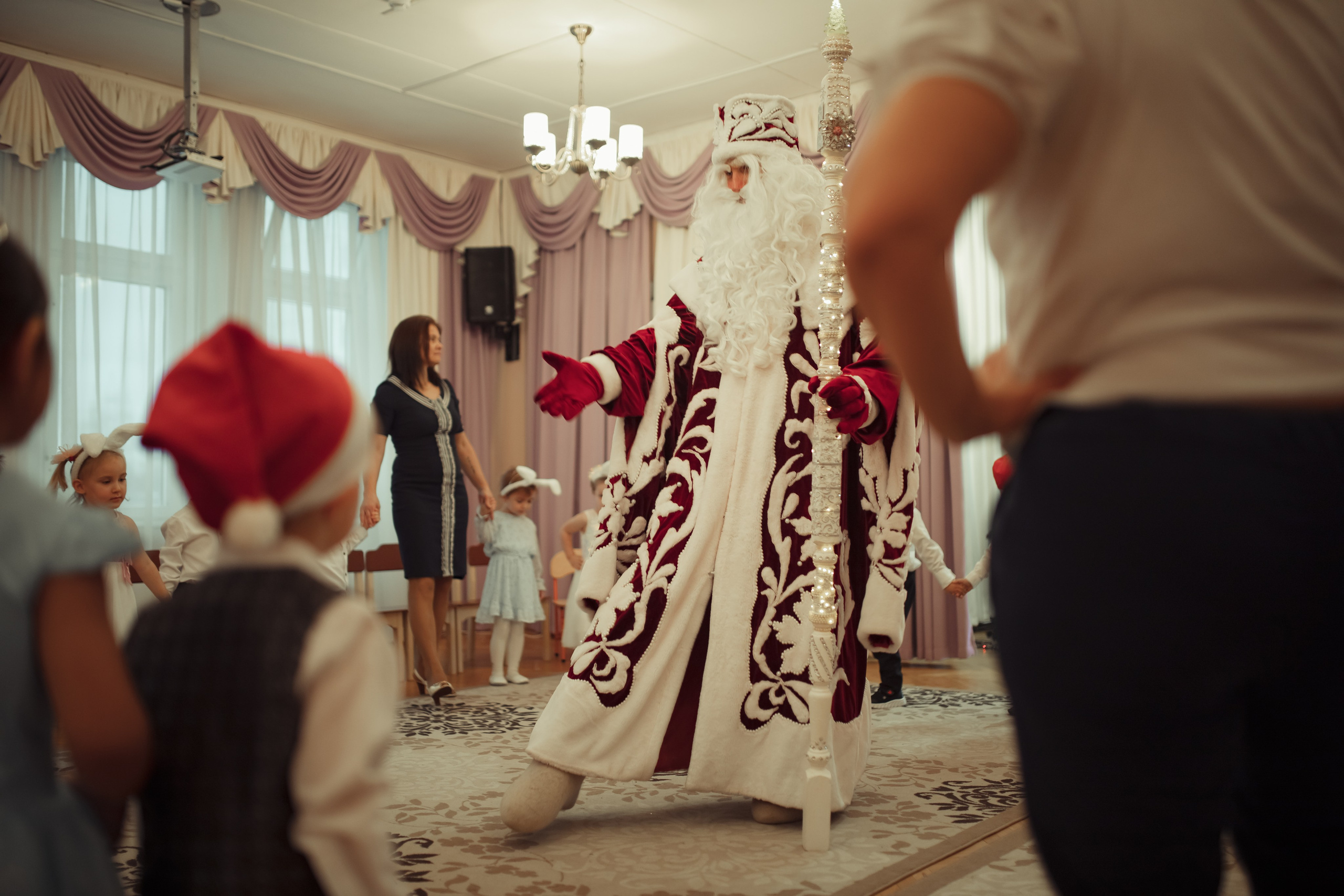 Новогодний утренник в детском саду. Семейный и детский фотограф в Москве Дорогова Екатерина