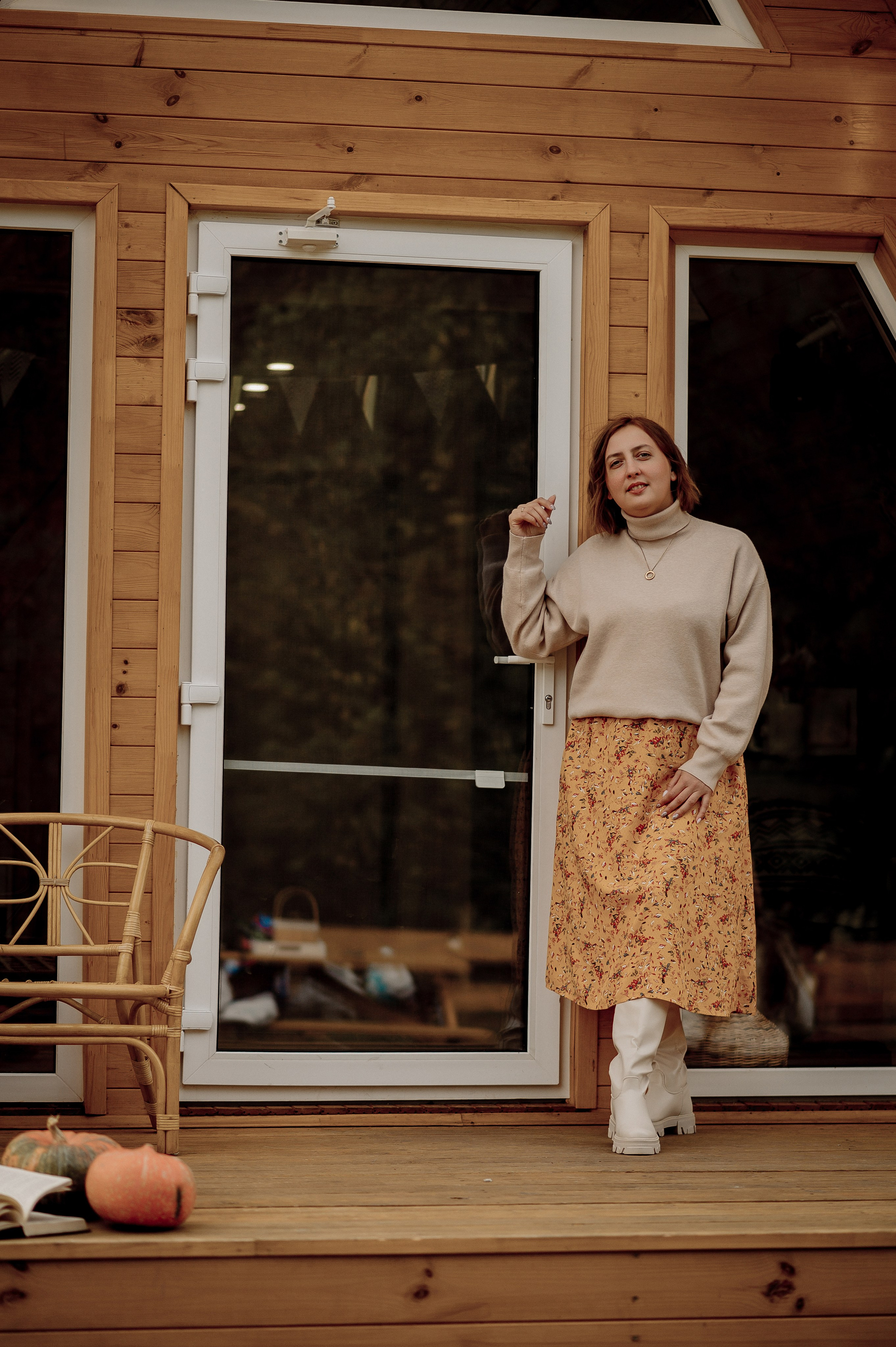 Катя, Дима, Настя и уютный домик. Фотограф Мария Стрелкова