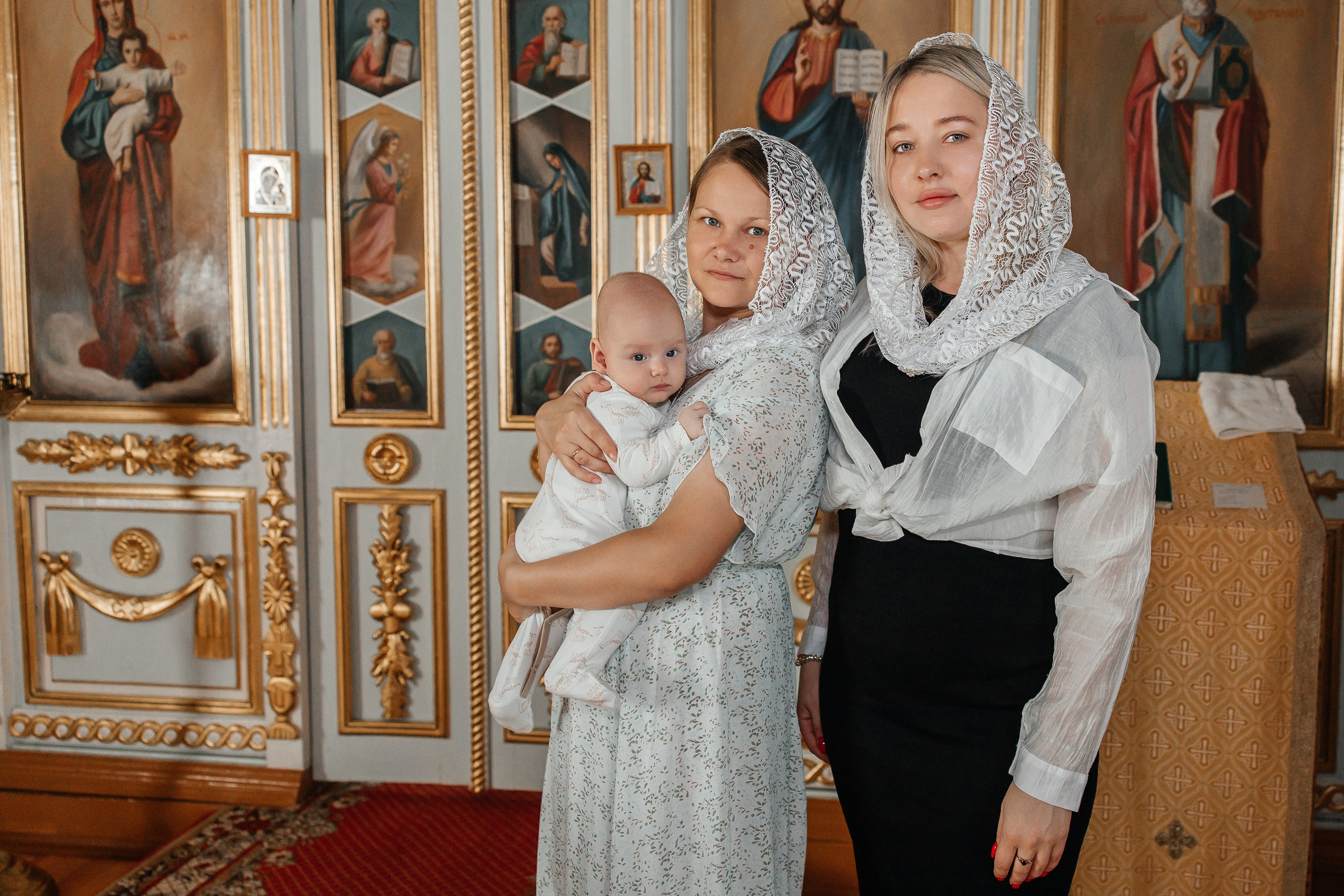 Таинство Крещения Ивана. Храм в честь иконы Божией Матери «Всех скорбящих Радость». Семейный фотограф в Рязани и Рязанской области