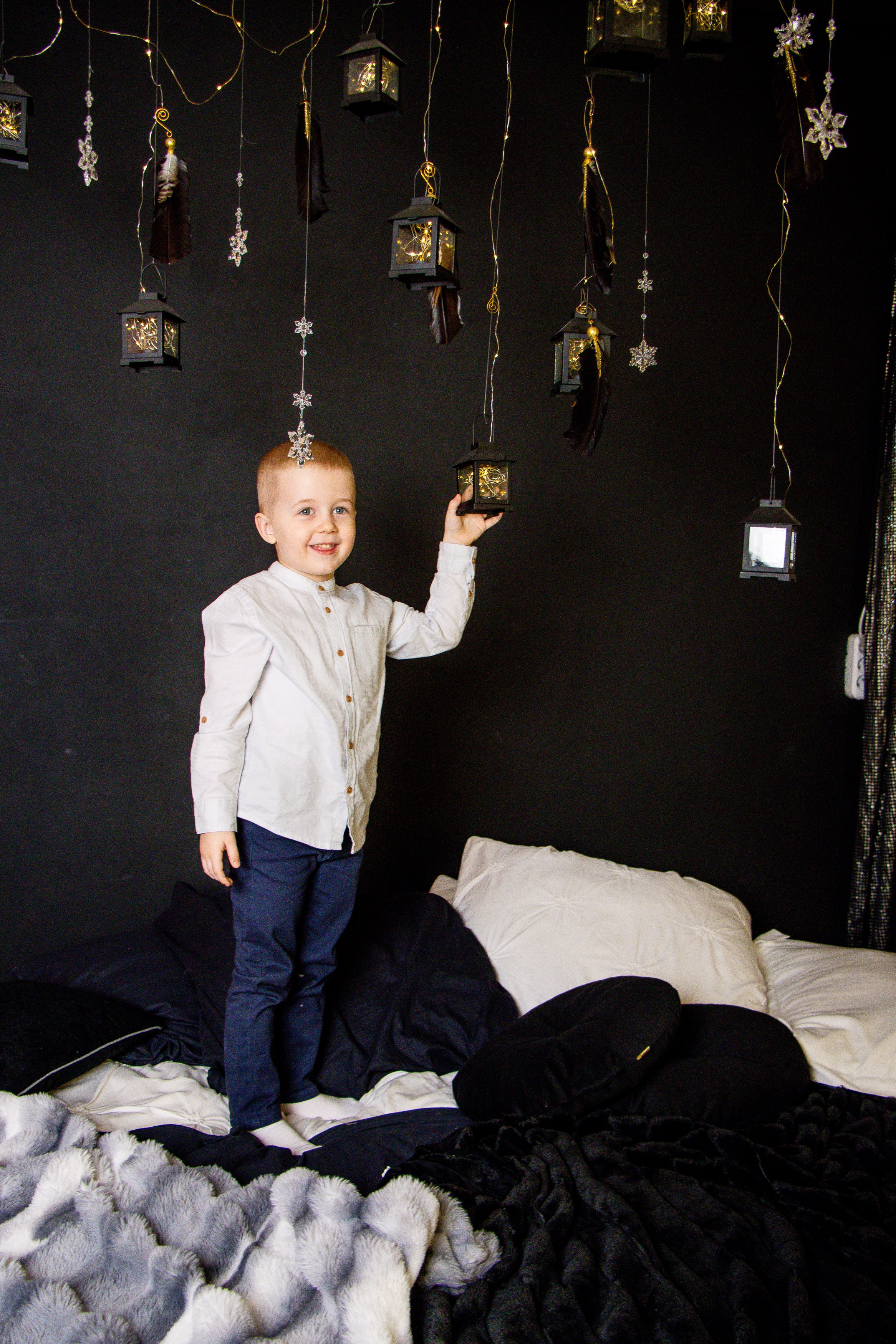 Новогодняя съёмка мама+сын. Фотограф Татьяна Матрос