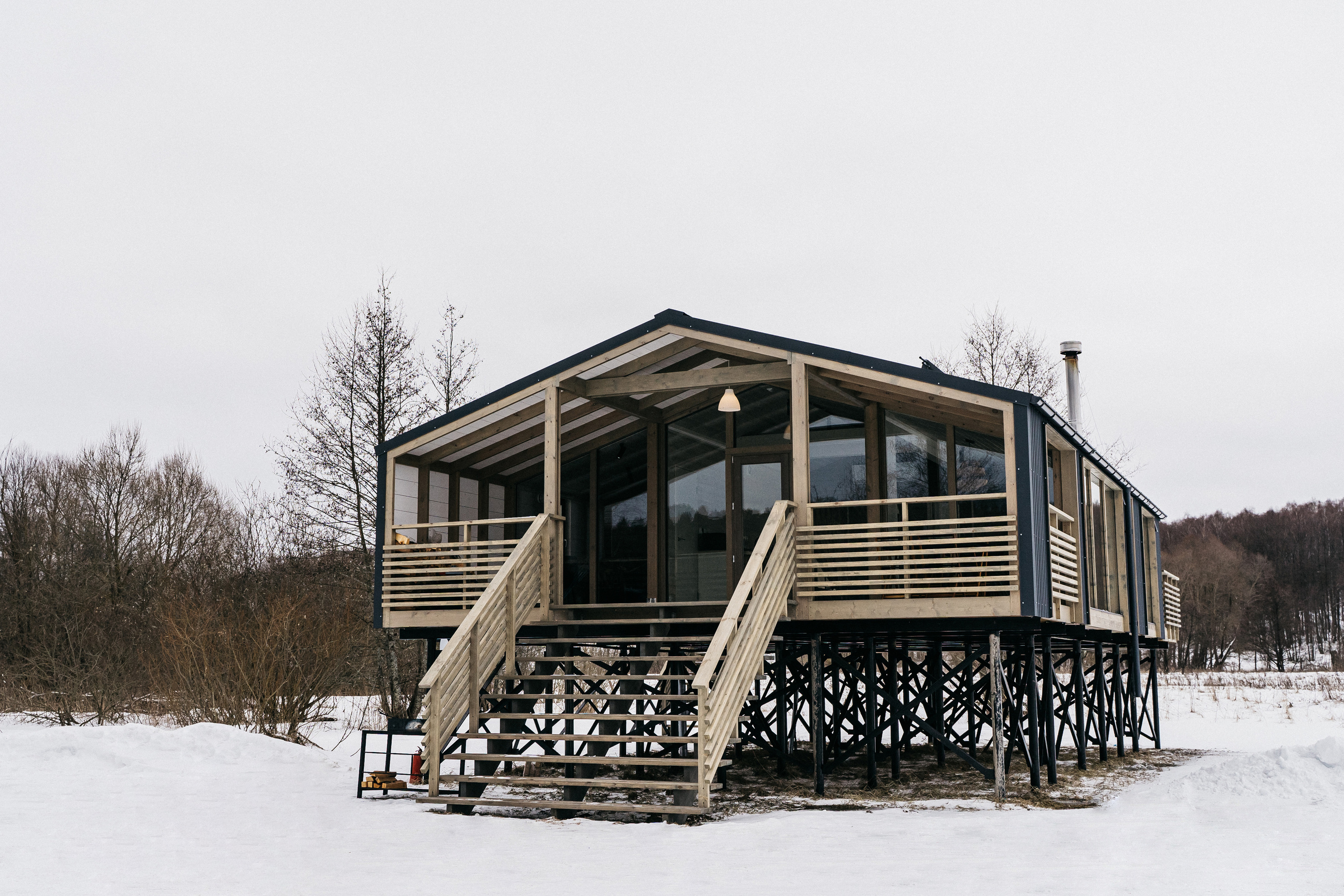 Атмосфера в Pineriver (зима/лето). Фото и видео для бизнеса Обнинск, Калуга, Москва