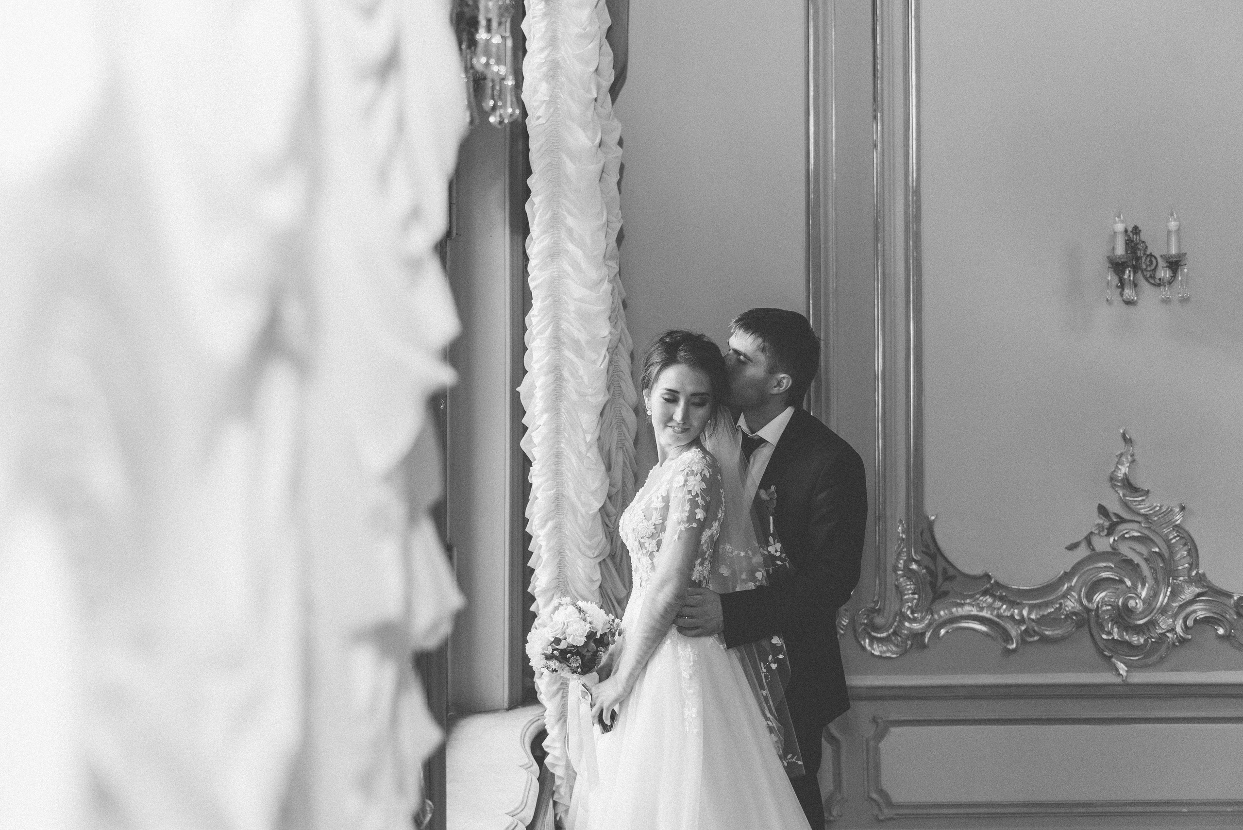 Свадьба для любителей ч/б фото. Артем и Айна. Свадебный и семейный фотограф София Невская
