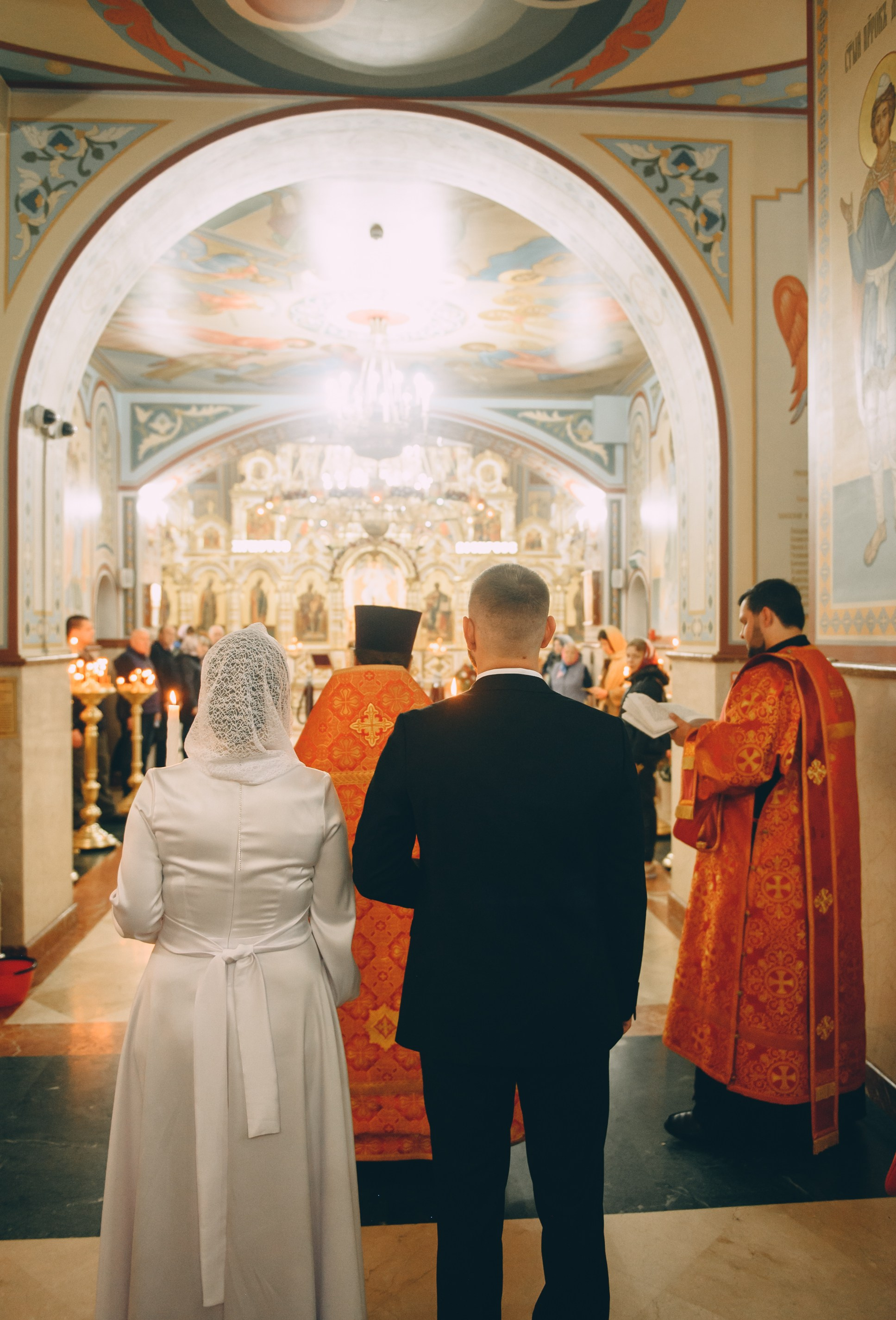 Венчание в соборе Владимира Равноапостольного. Свадебный и семейный фотограф София Невская