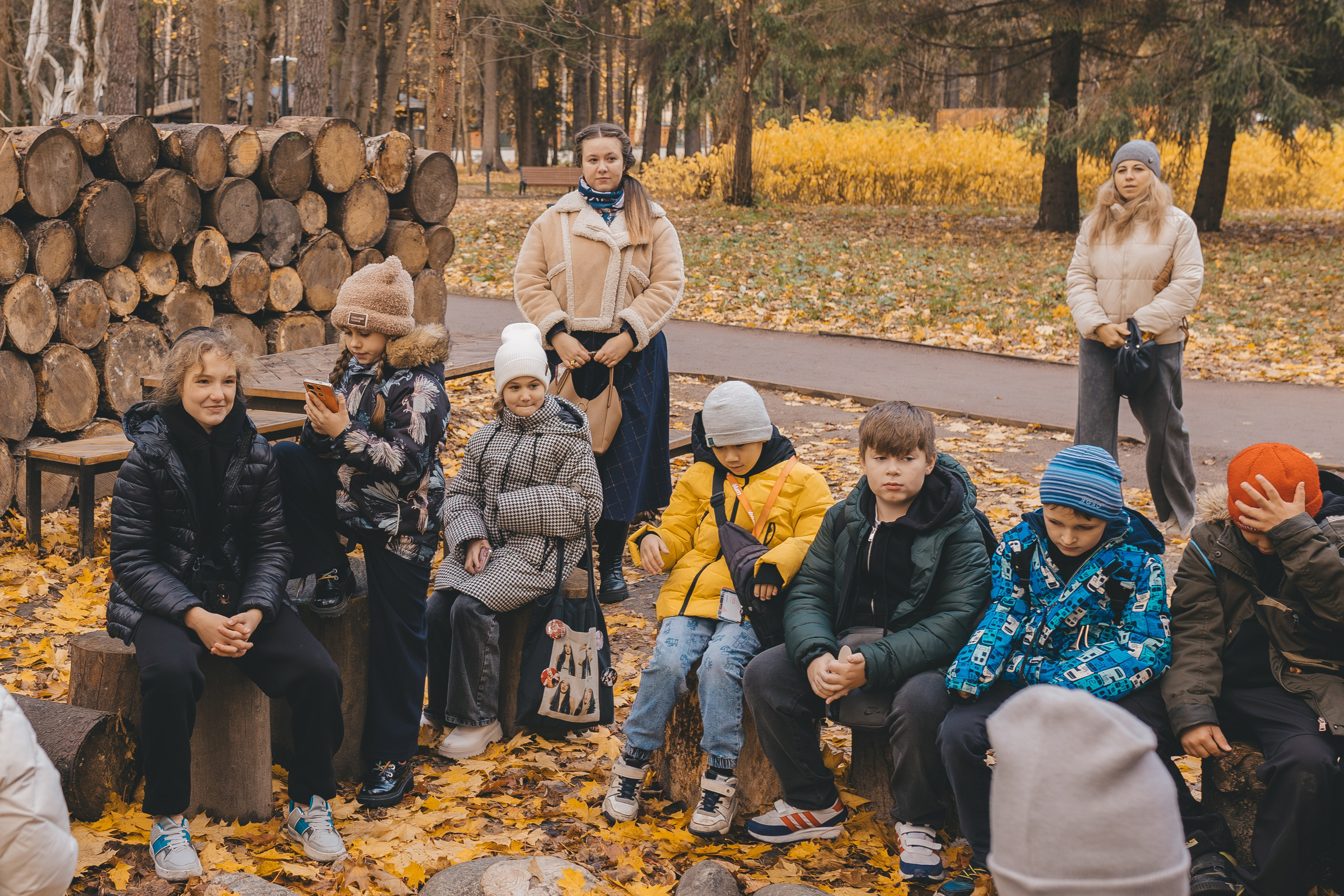 Репортаж школьной экскурсии. Семейный и женский фотограф в Москве Надежда Воробьева