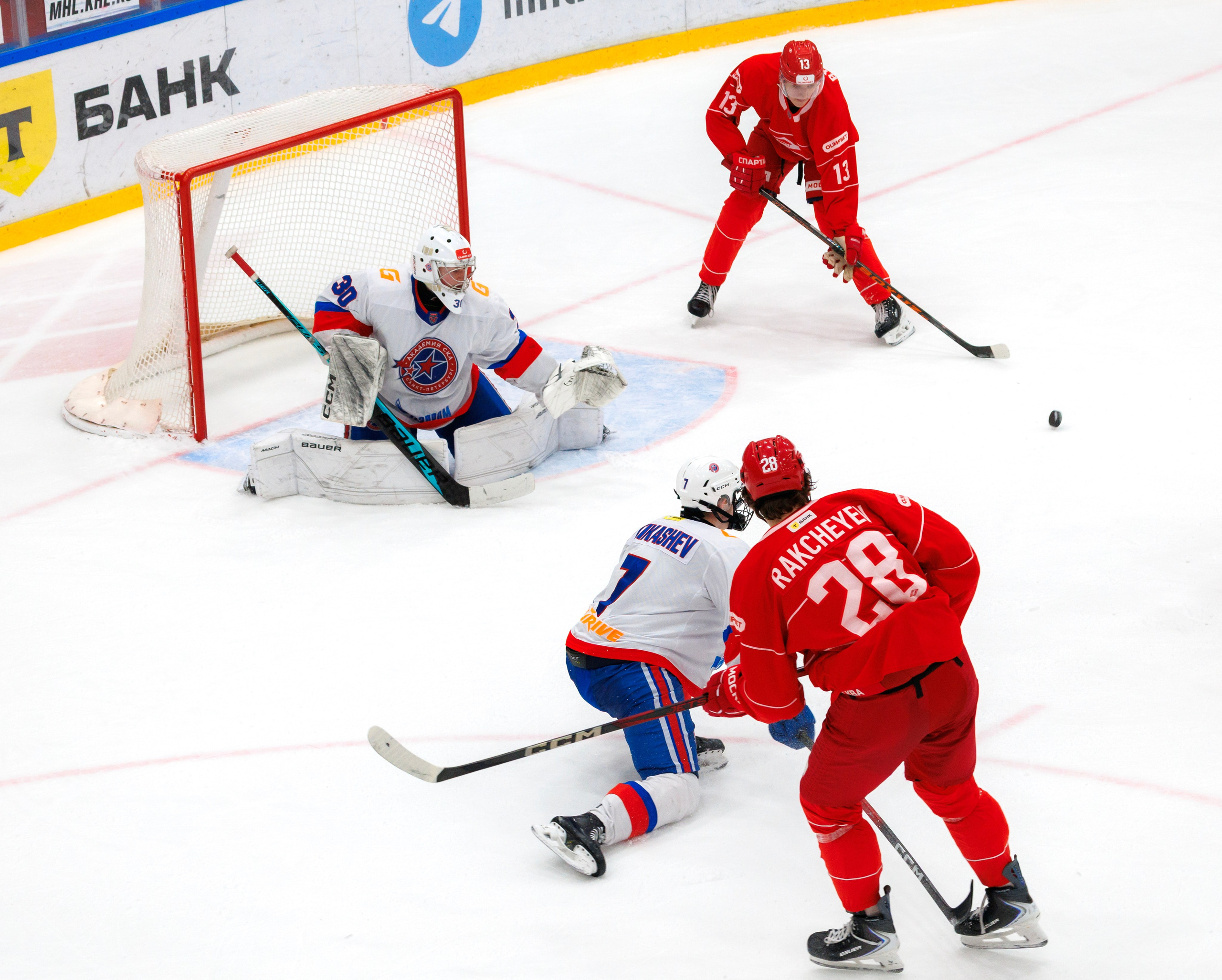 МАТЧ МХЛ. МХК СПАРТАК — АКАДЕМИЯ СКА. Artem Zenin Photography
