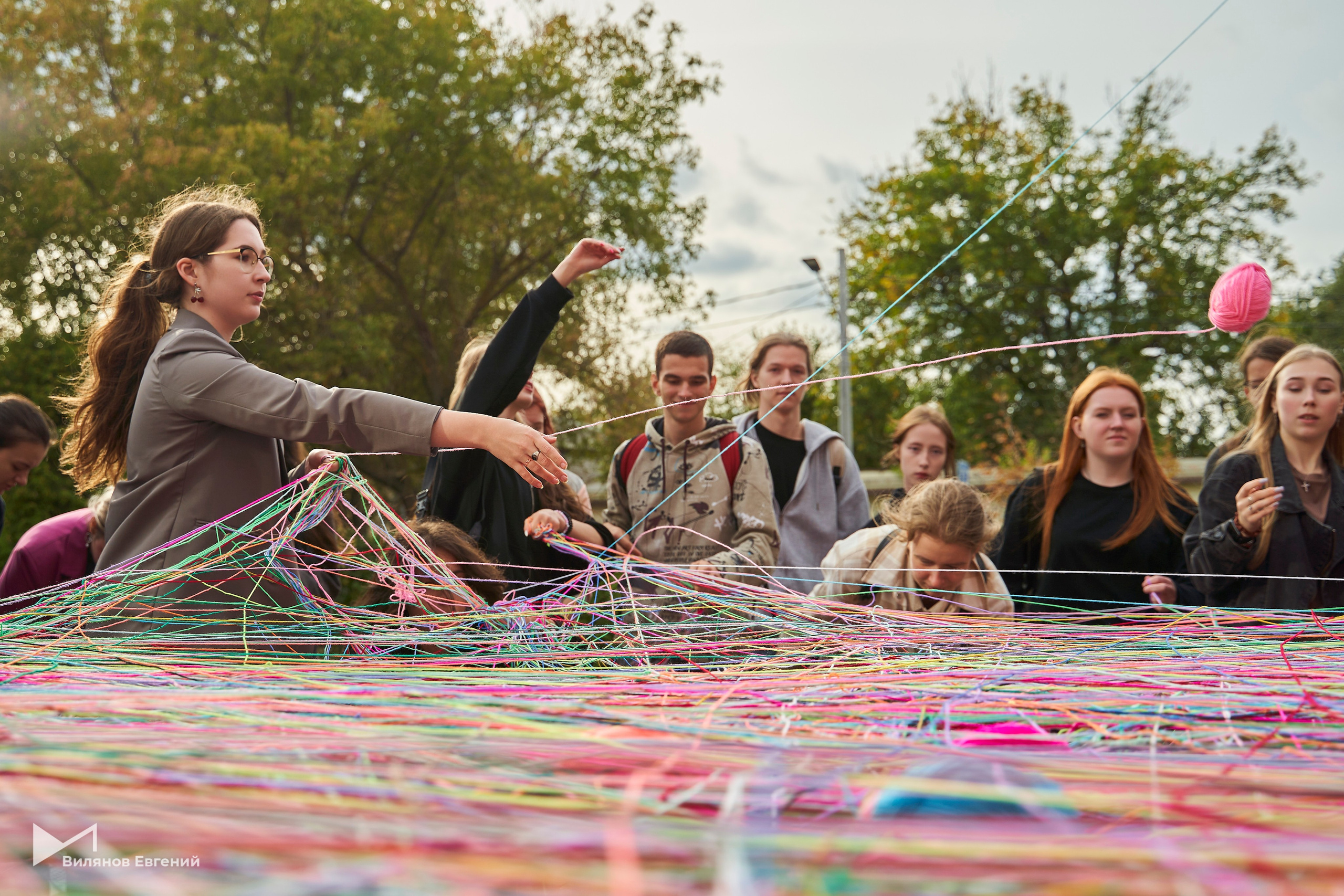Мероприятие «Веревка» для первокурсников ННГАСУ. Репортажный фотограф Вилянов Евгений. Нижний Новгород