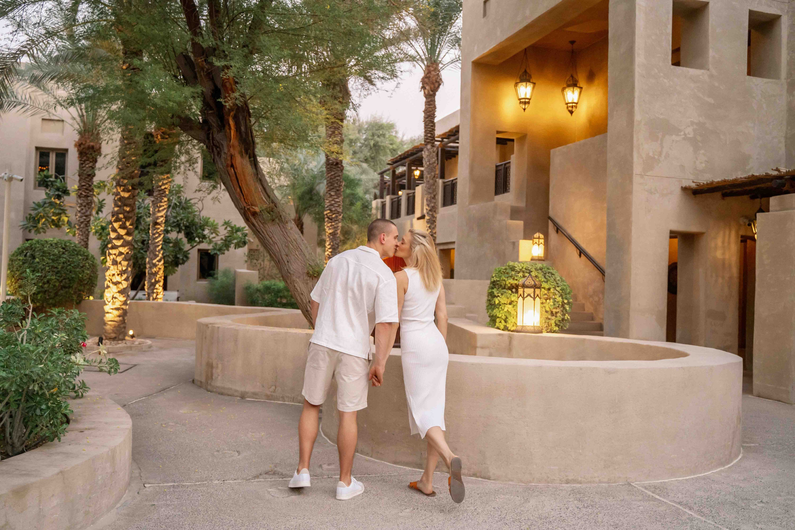 Proposal in Dubai | Bab al Shams in desert