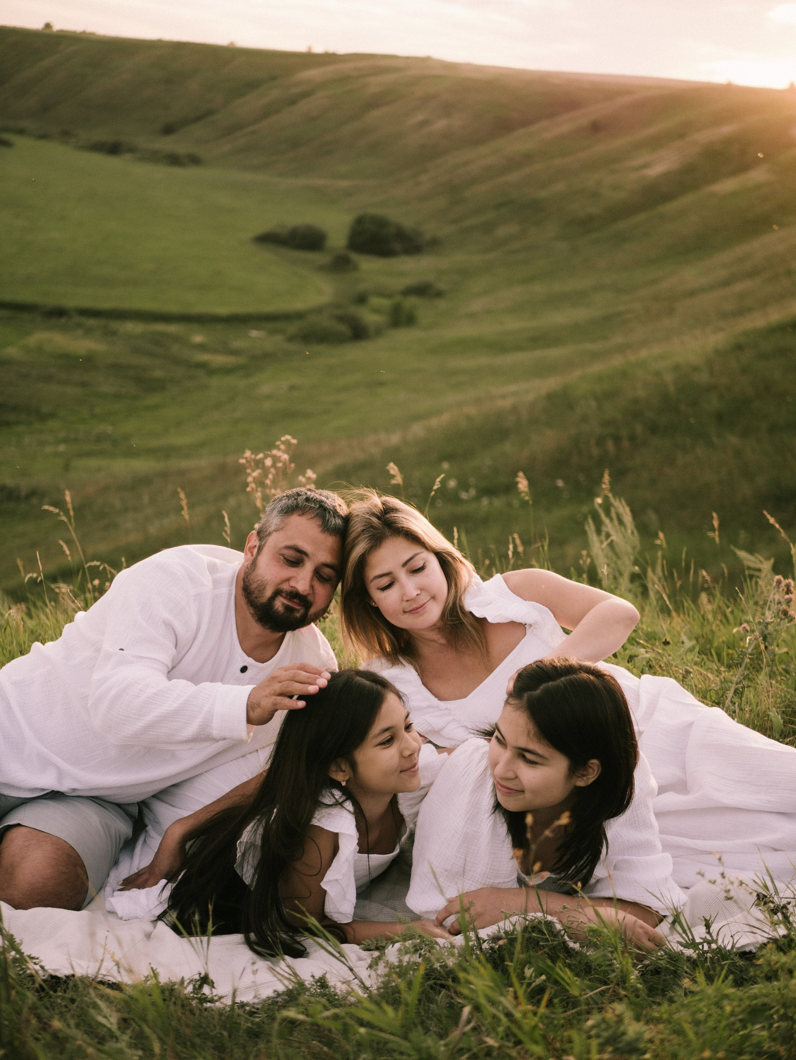 Семейная история на закате. Фотограф Нэля Хаматова