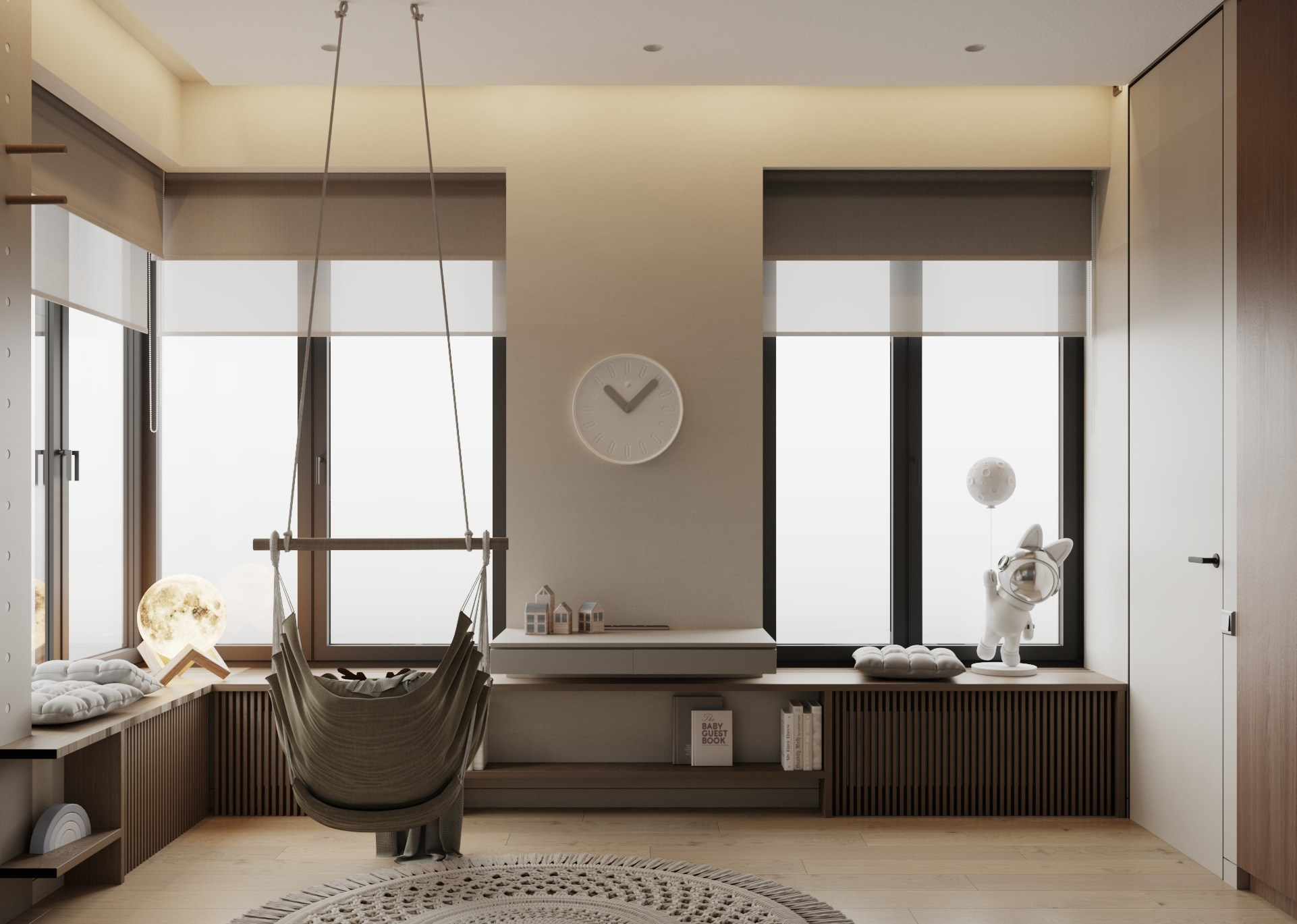 Концепция и детская зона «West Garden». Интерьеры и архитекура