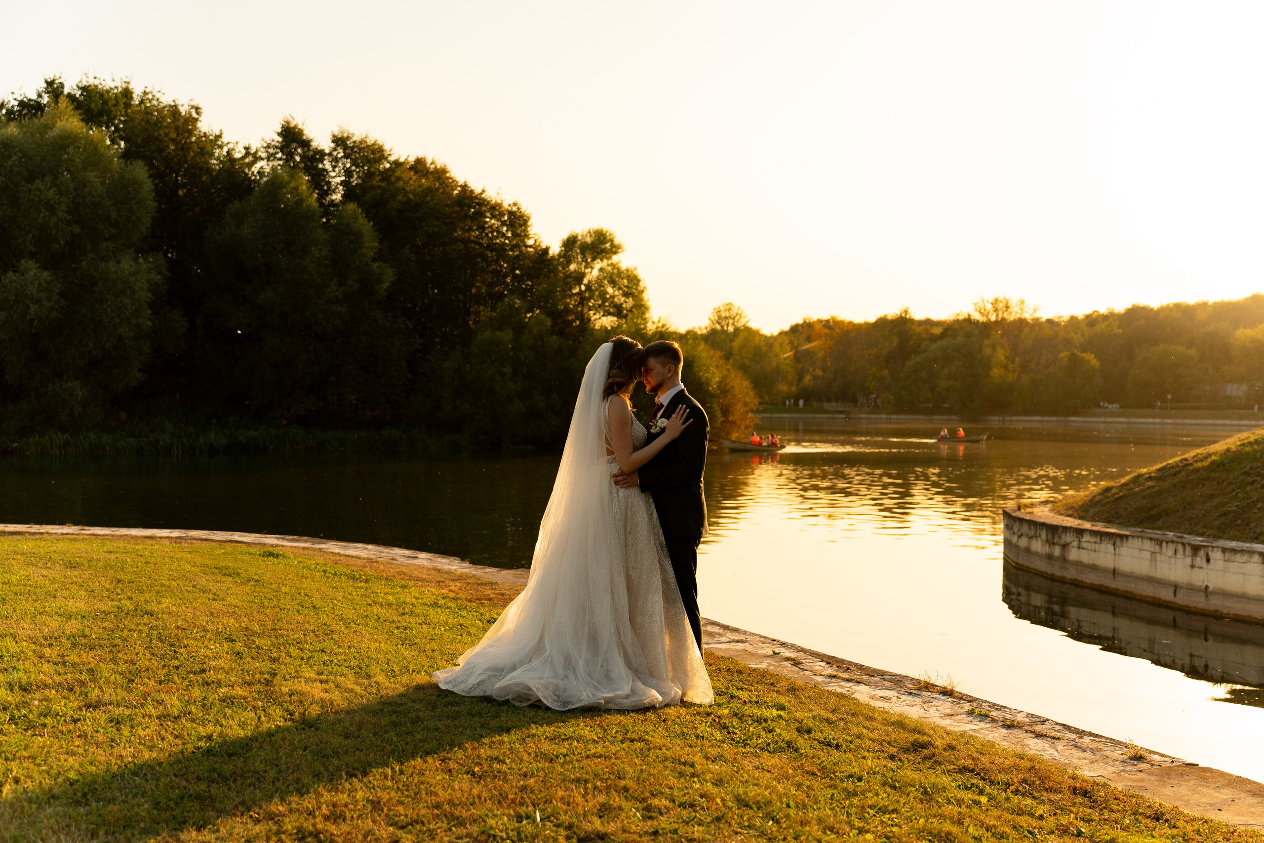 Свадебная фотосессия на закате Москва