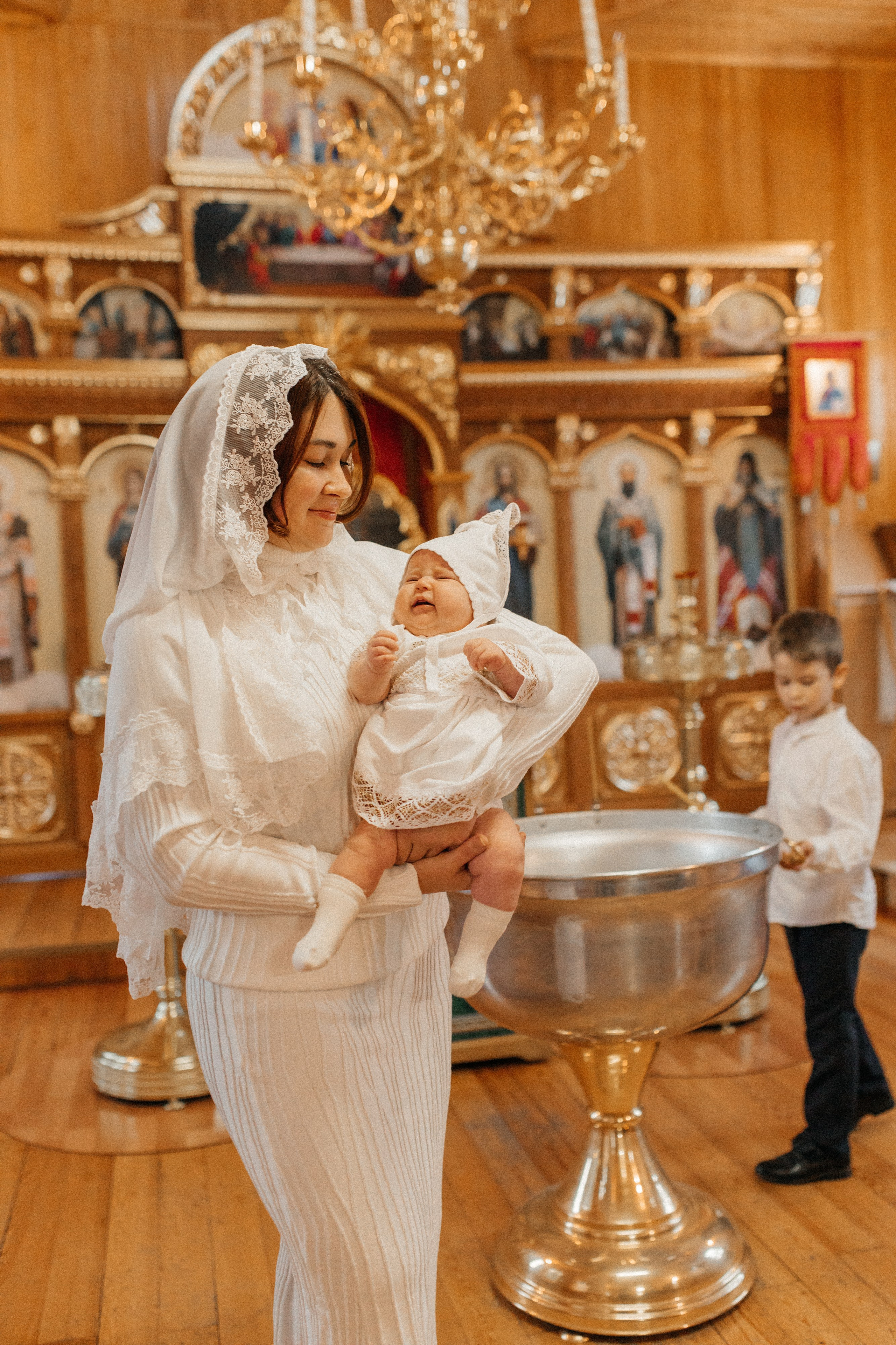 Крещение. Семейный и портретный фотограф в Новосибирске Мария Хлебус