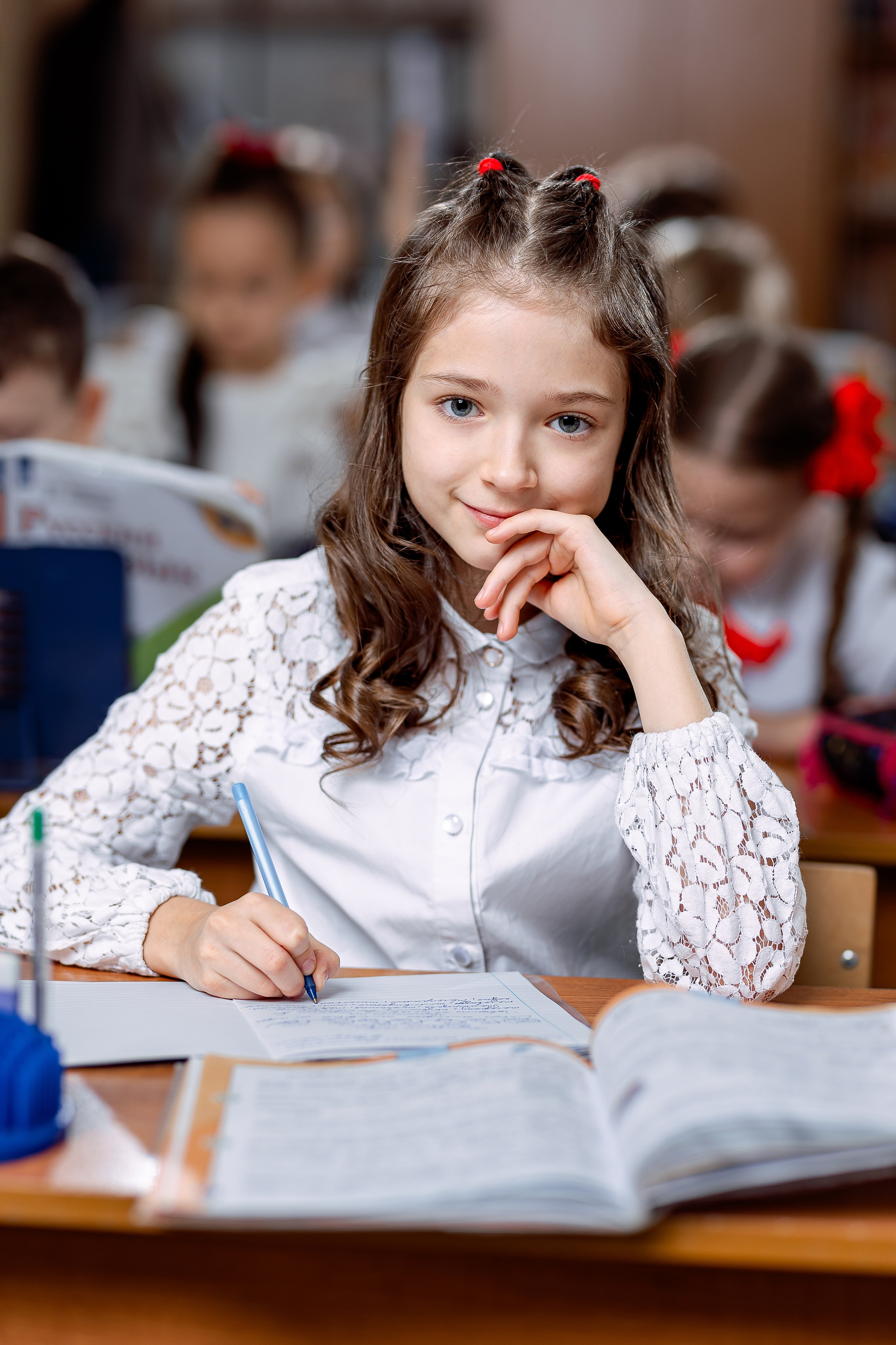 Репортаж на уроках. Семейный и детский фотограф Комина Елена, Власиха, Одинцово