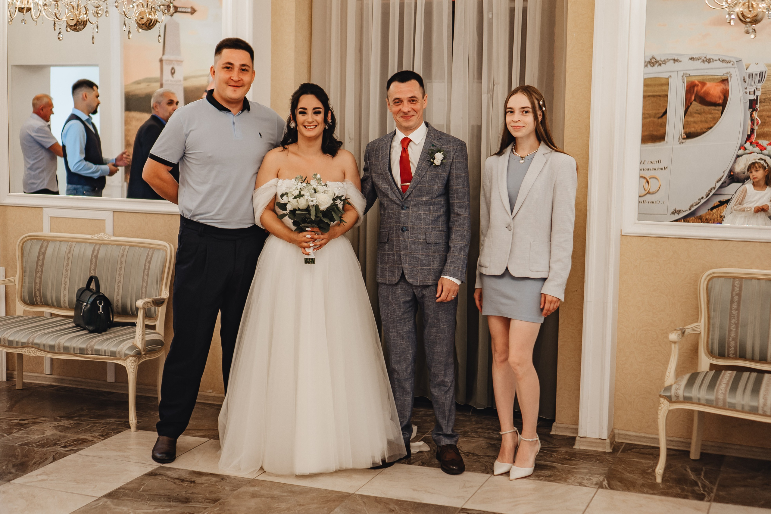 СВАДЕБНАЯ СЬЕМКА В ЗАГСЕ НА МОСКОВСКОМ ПРОСПЕКТЕ. Профессиональный фотограф, Санкт-Петербург — Виктория Богомолова