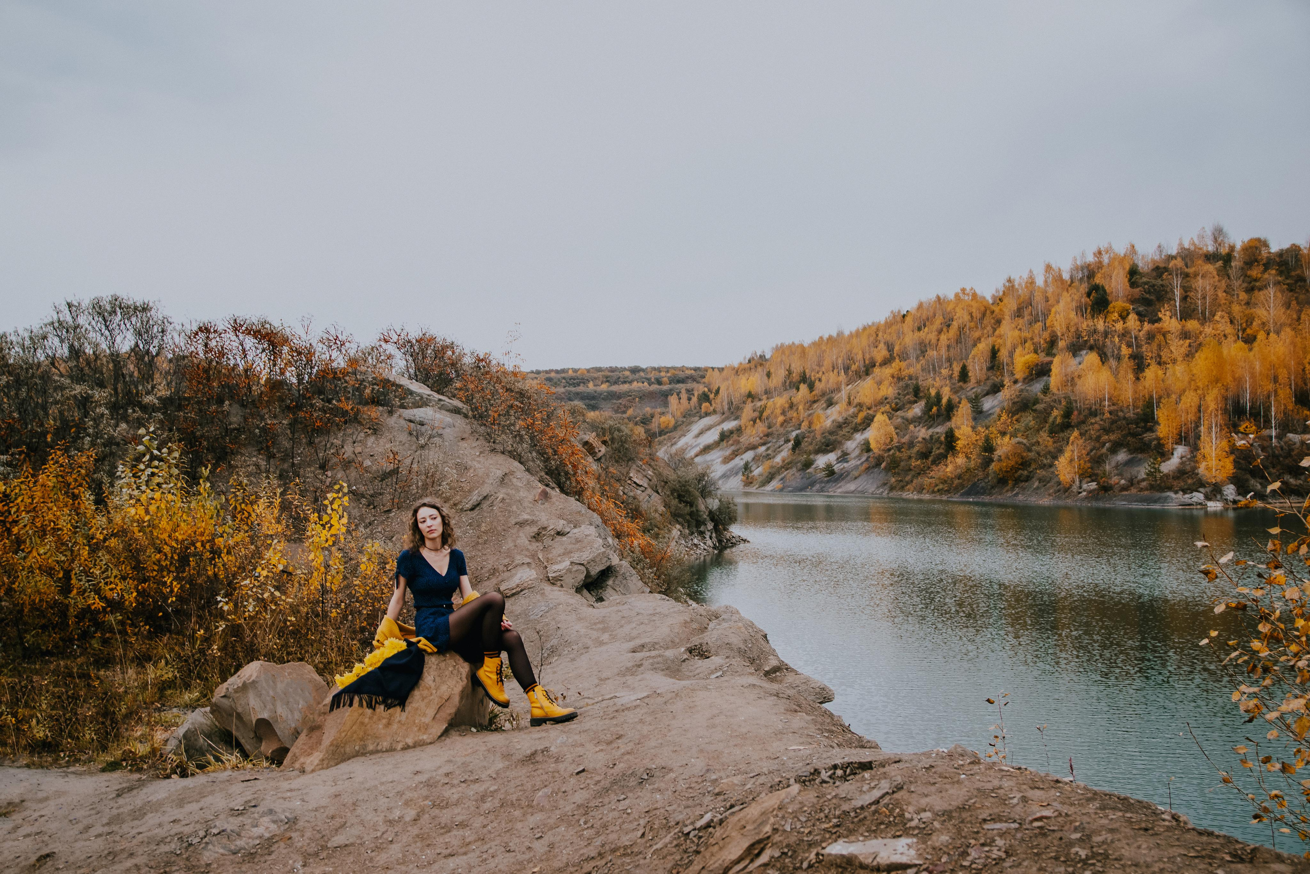 Фотосессия на березовском карьере г. Кемерово