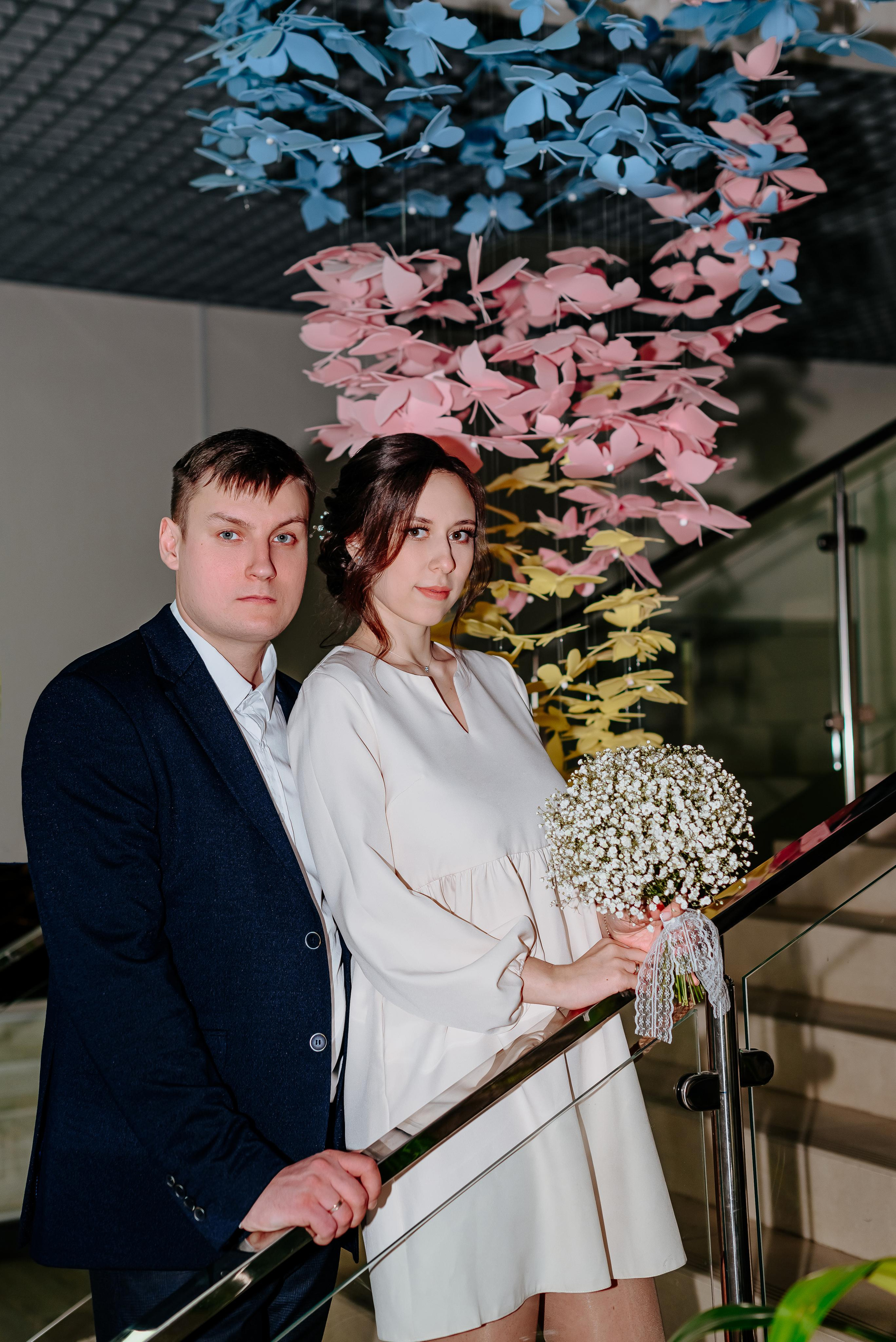 Свадебная фотосъёмка в ботаническом саду Кемерово