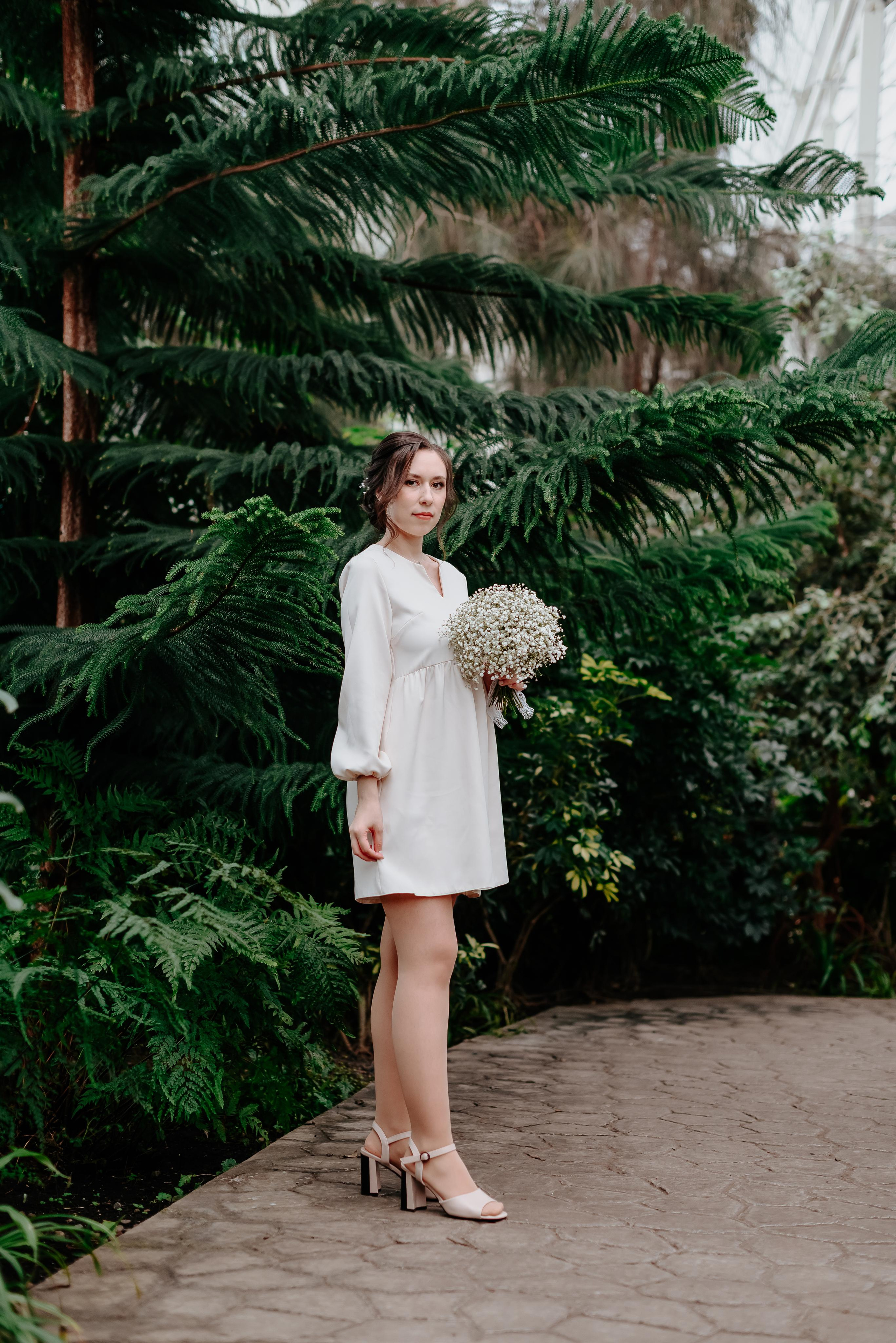 Свадебная фотосъёмка в ботаническом саду Кемерово