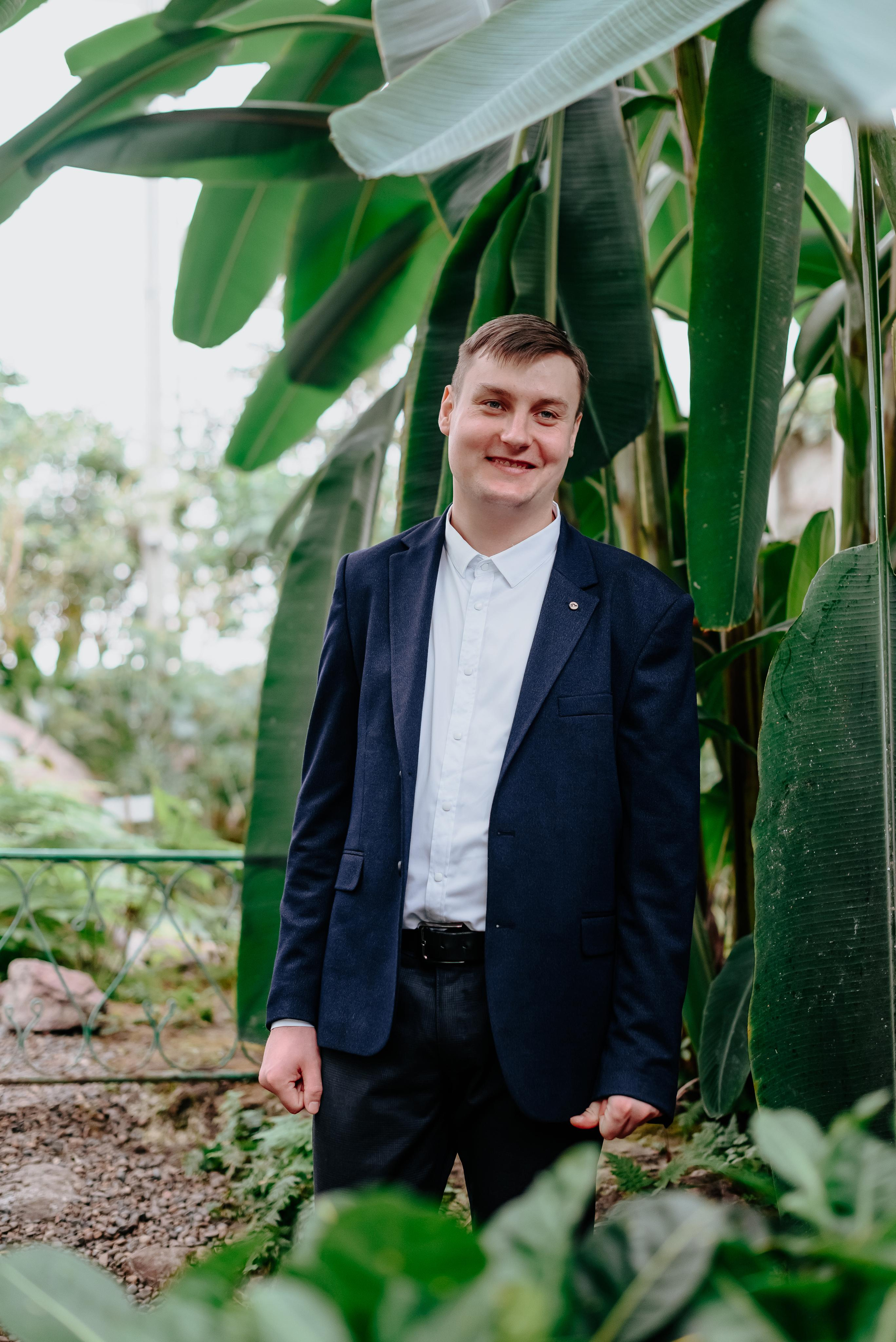 Свадебная фотосъёмка в ботаническом саду Кемерово