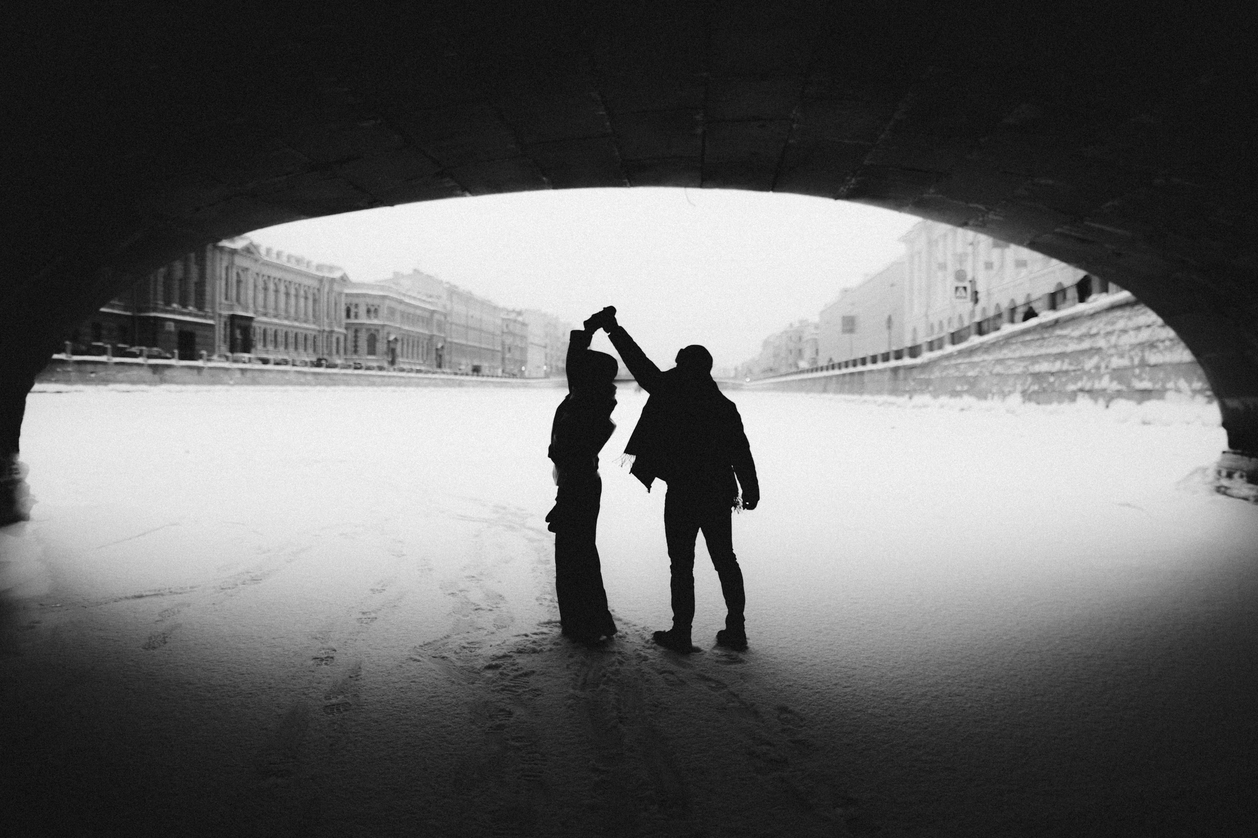 Зима на Фонтанке. Юлия Анисимова — свадебный и семейный фотограф в Санкт-Петербурге
