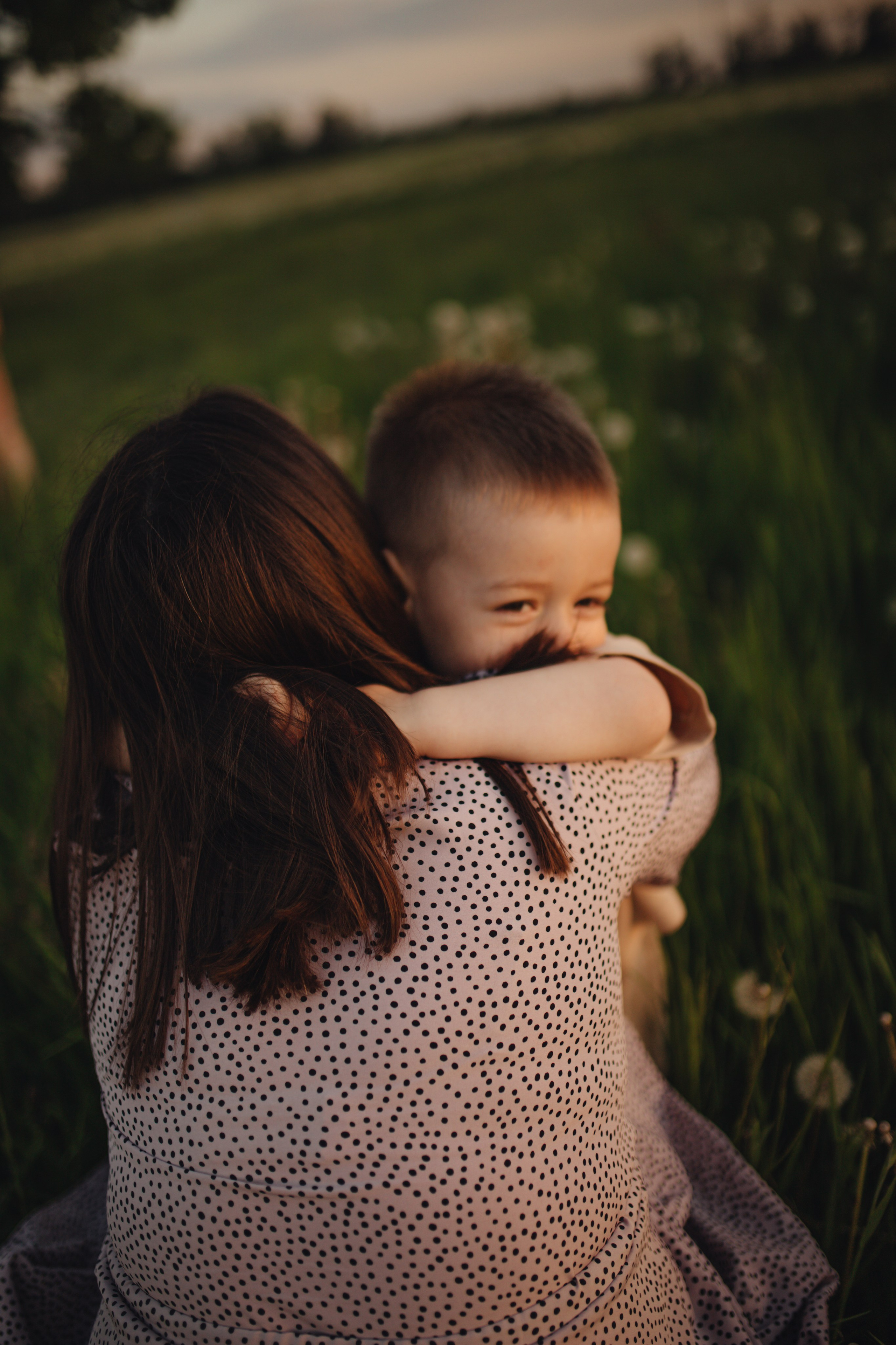 В поле на закате. Фотограф Винокурова Кристина в Санкт-Петербурге