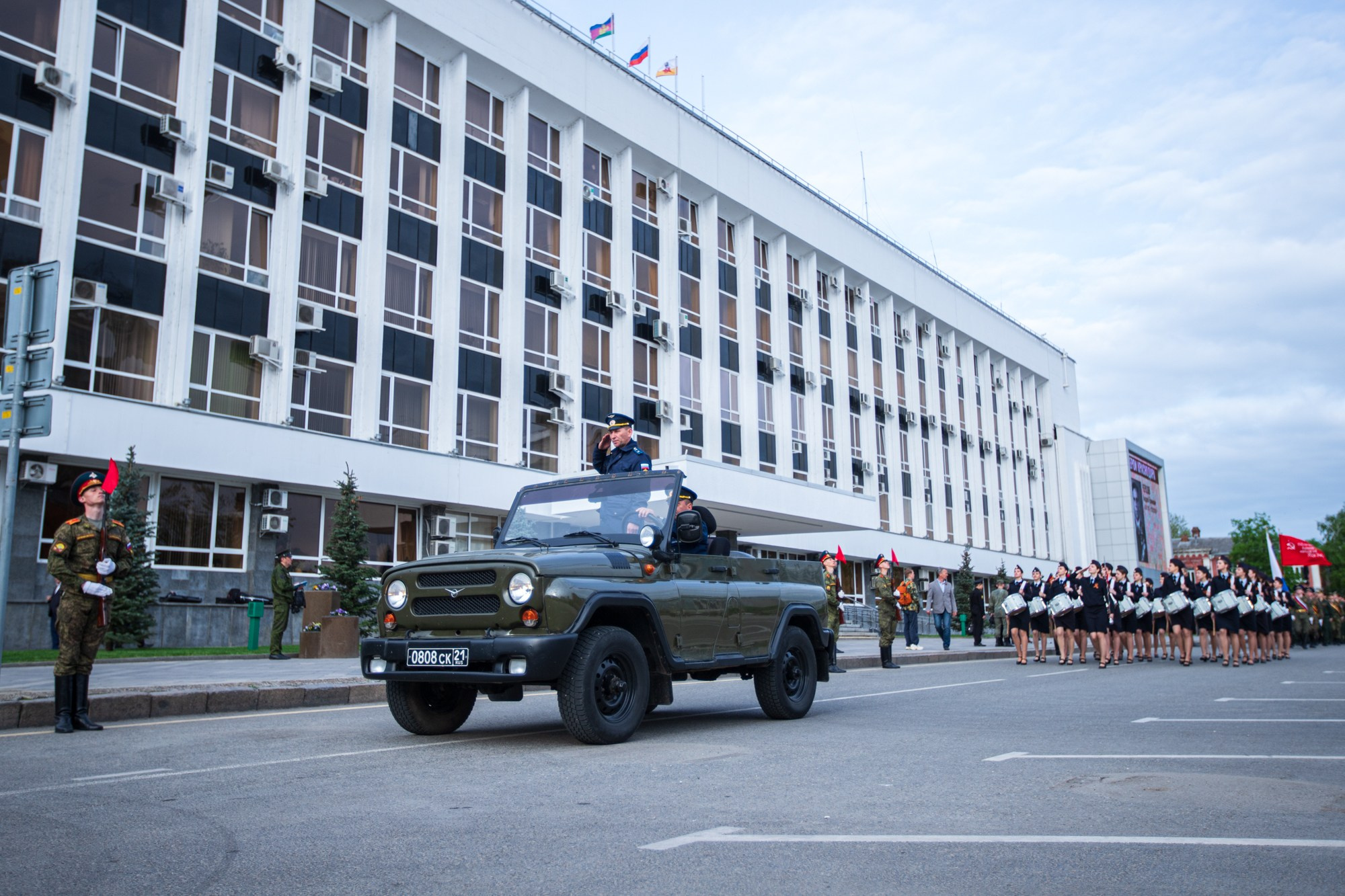 Репетиция к параду Победы в Краснодаре (2022 год). Репортажный, промышленный и маркетплейс-фотограф Дмитрий Чернат