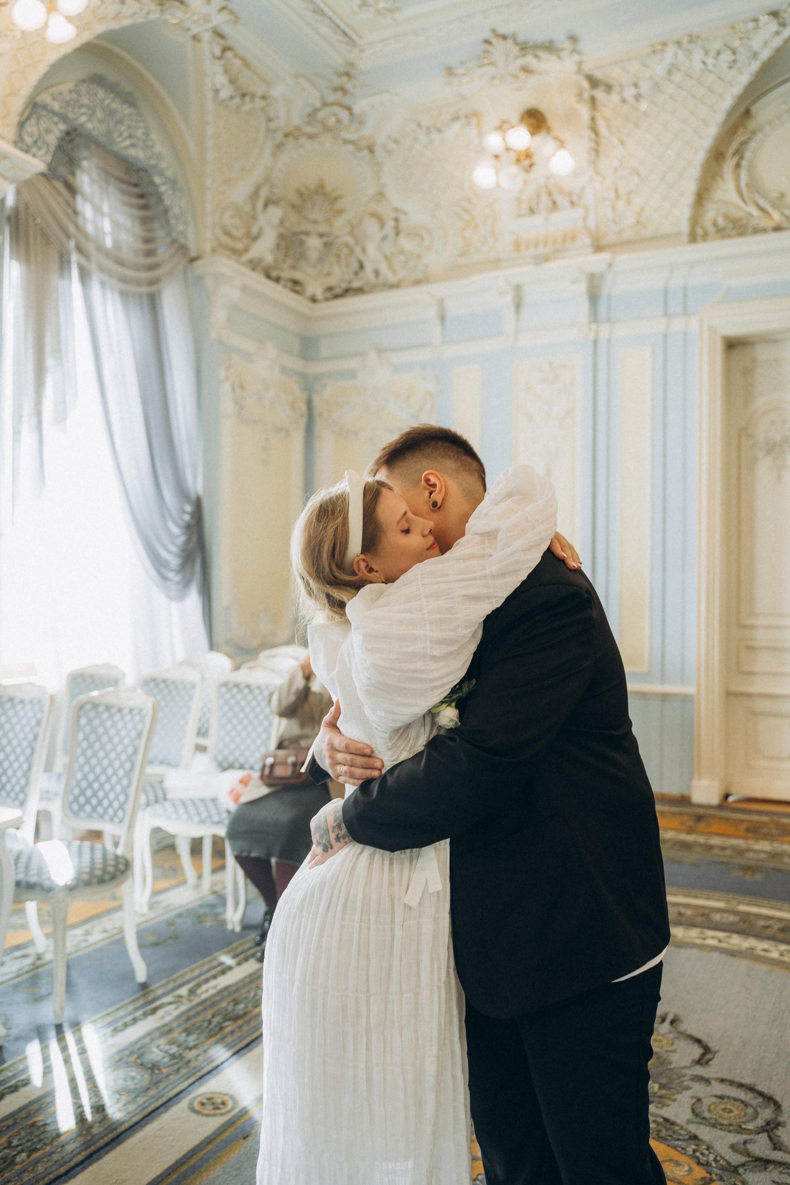 Любовь во 2-м Дворце Бракосочетания. Фотограф в Санкт-Петербурге — Лучина Екатерина