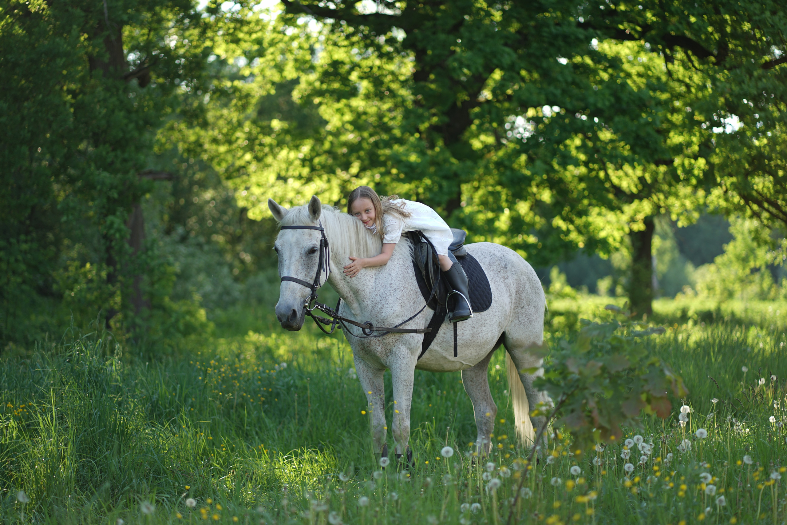 Дети и животные. Фотограф Светлана Белоусова