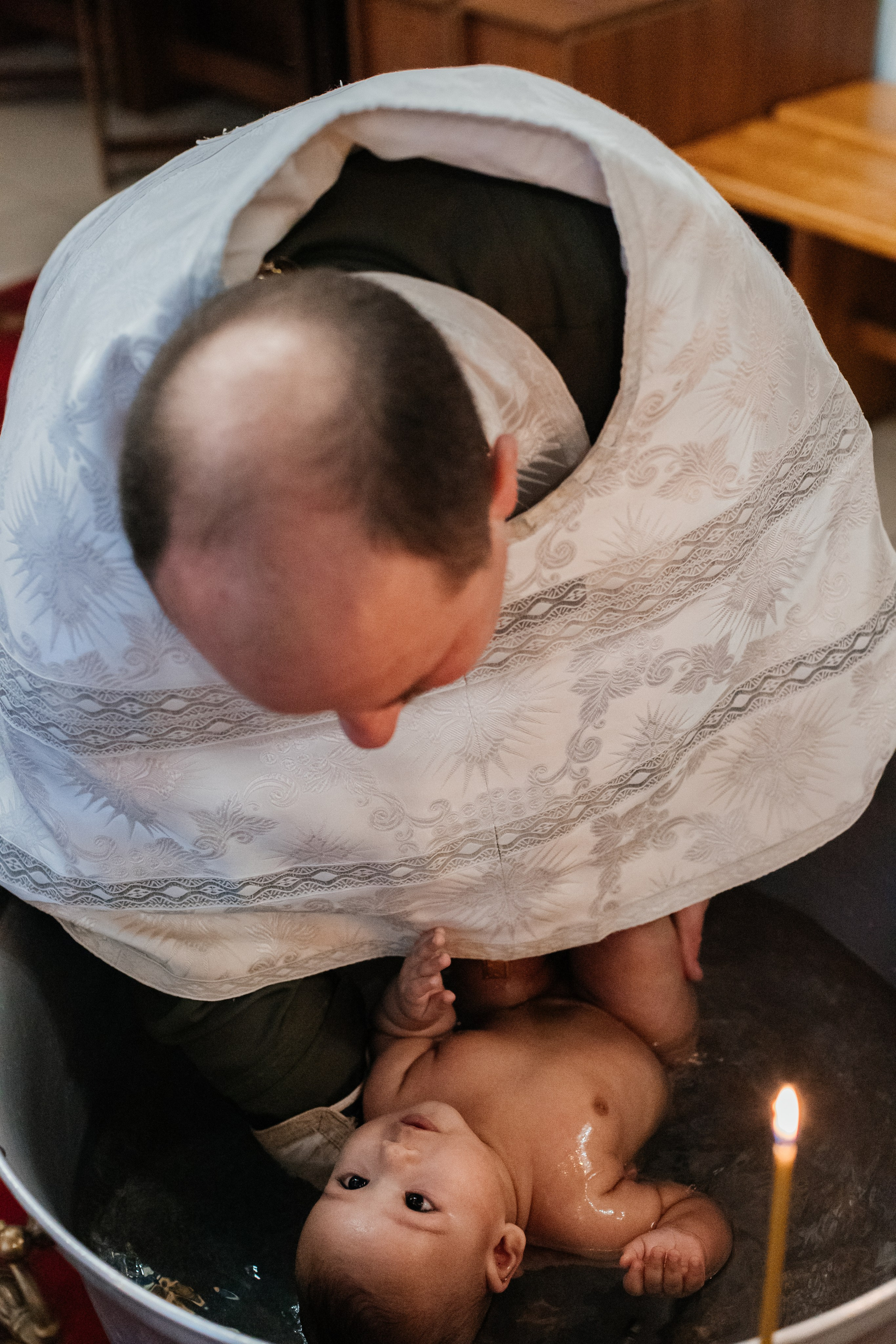 Крещение малыша. Семейный фотограф Анжелика Зоидзе Курск