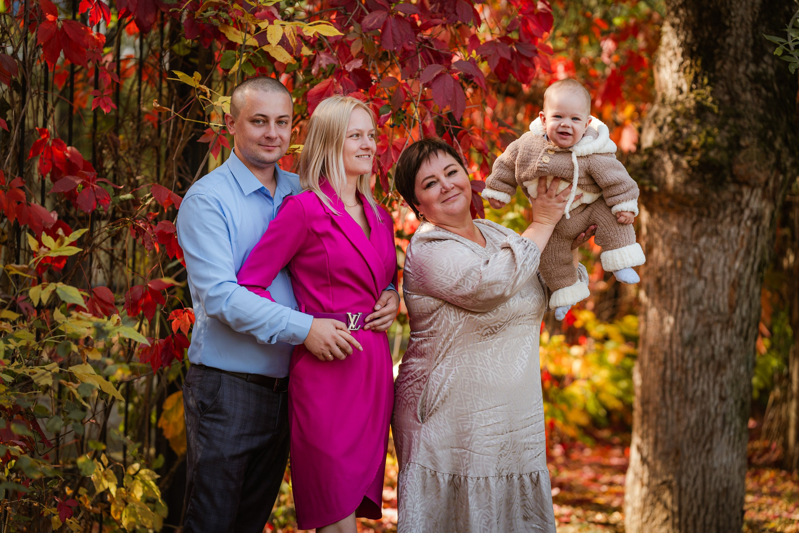 Фотопрогулка осенью. Семья Ирины