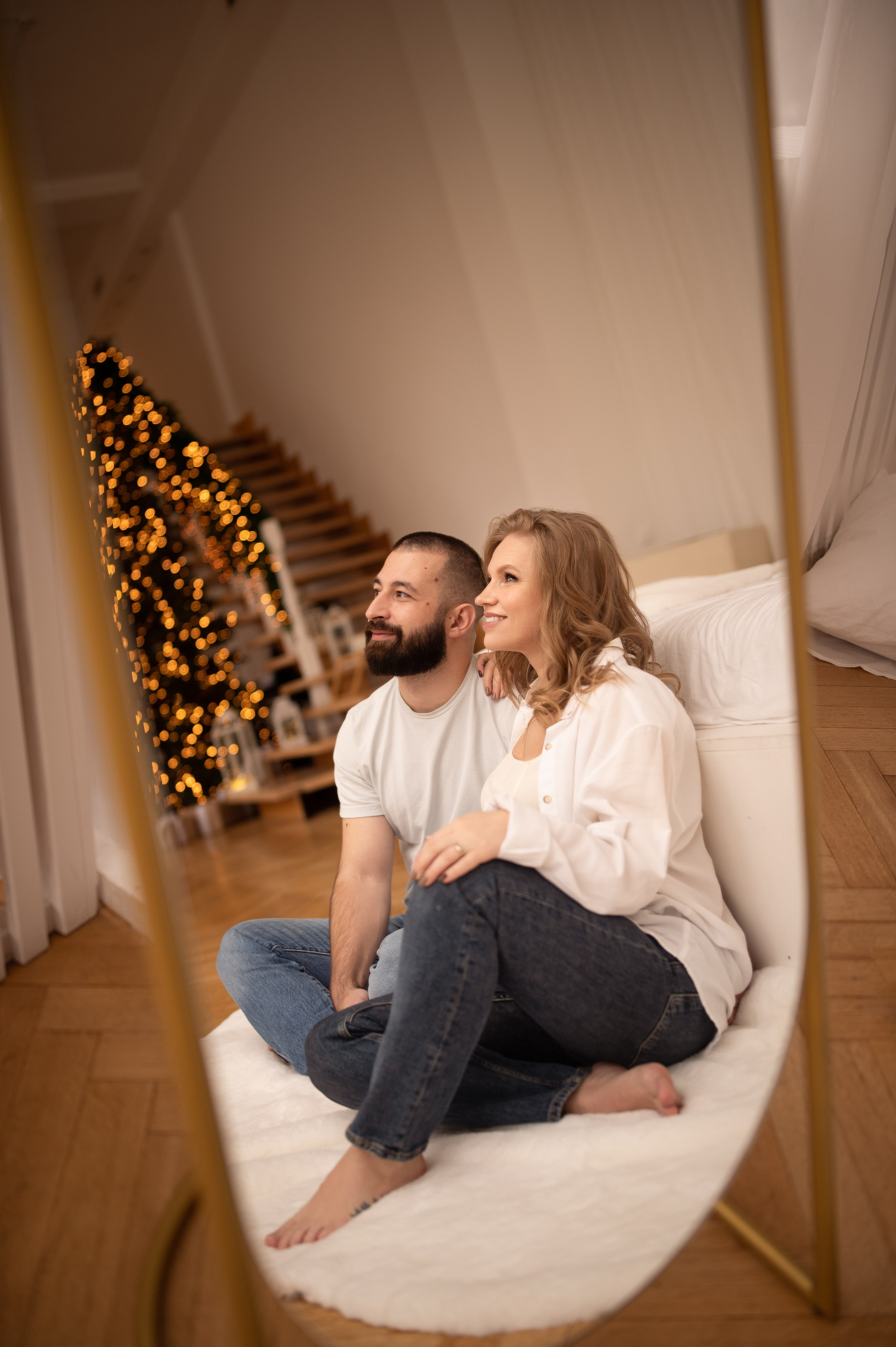 Новогодние съёмки в студии. Семейный и детский фотограф в Москве Анна Оськина