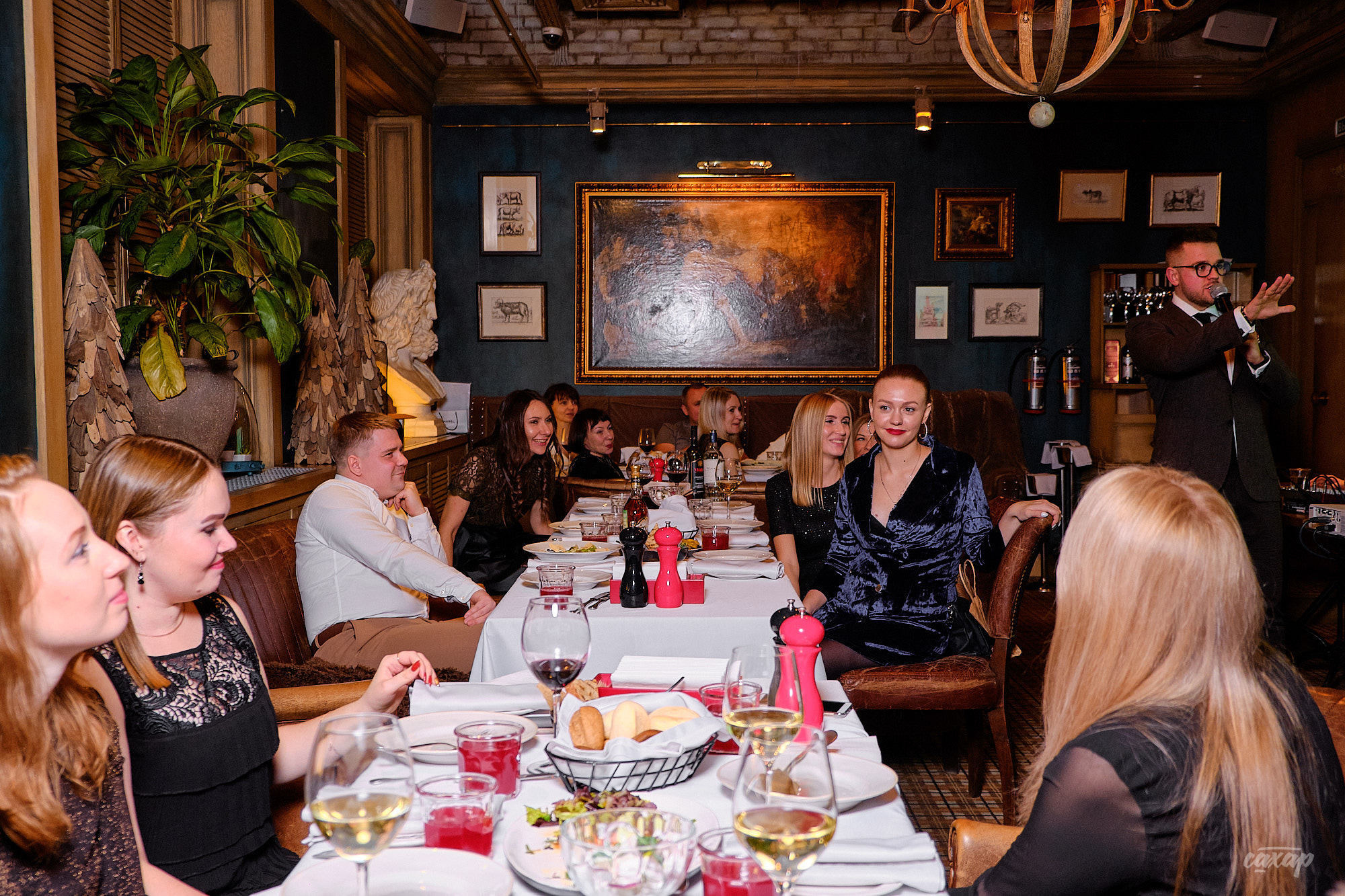 Новогодний Банкет в Стейк Хаус. Профессиональный фотограф в Екатеринбурге Юра Сахар