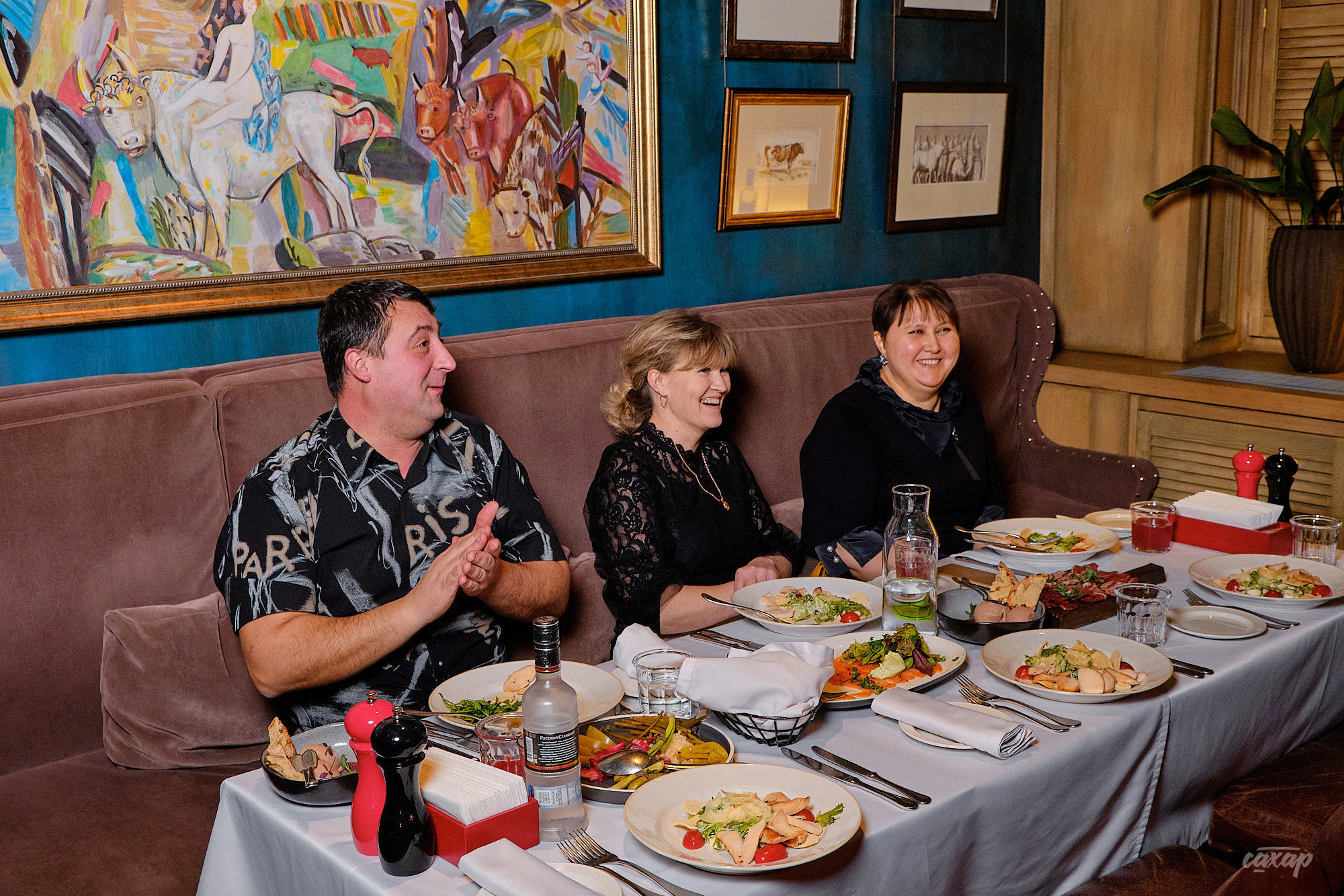 Новогодний Банкет в Стейк Хаус. Профессиональный фотограф в Екатеринбурге Юра Сахар