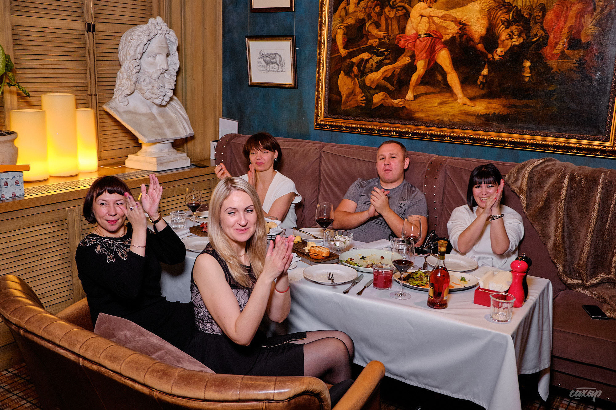 Новогодний Банкет в Стейк Хаус. Профессиональный фотограф в Екатеринбурге Юра Сахар