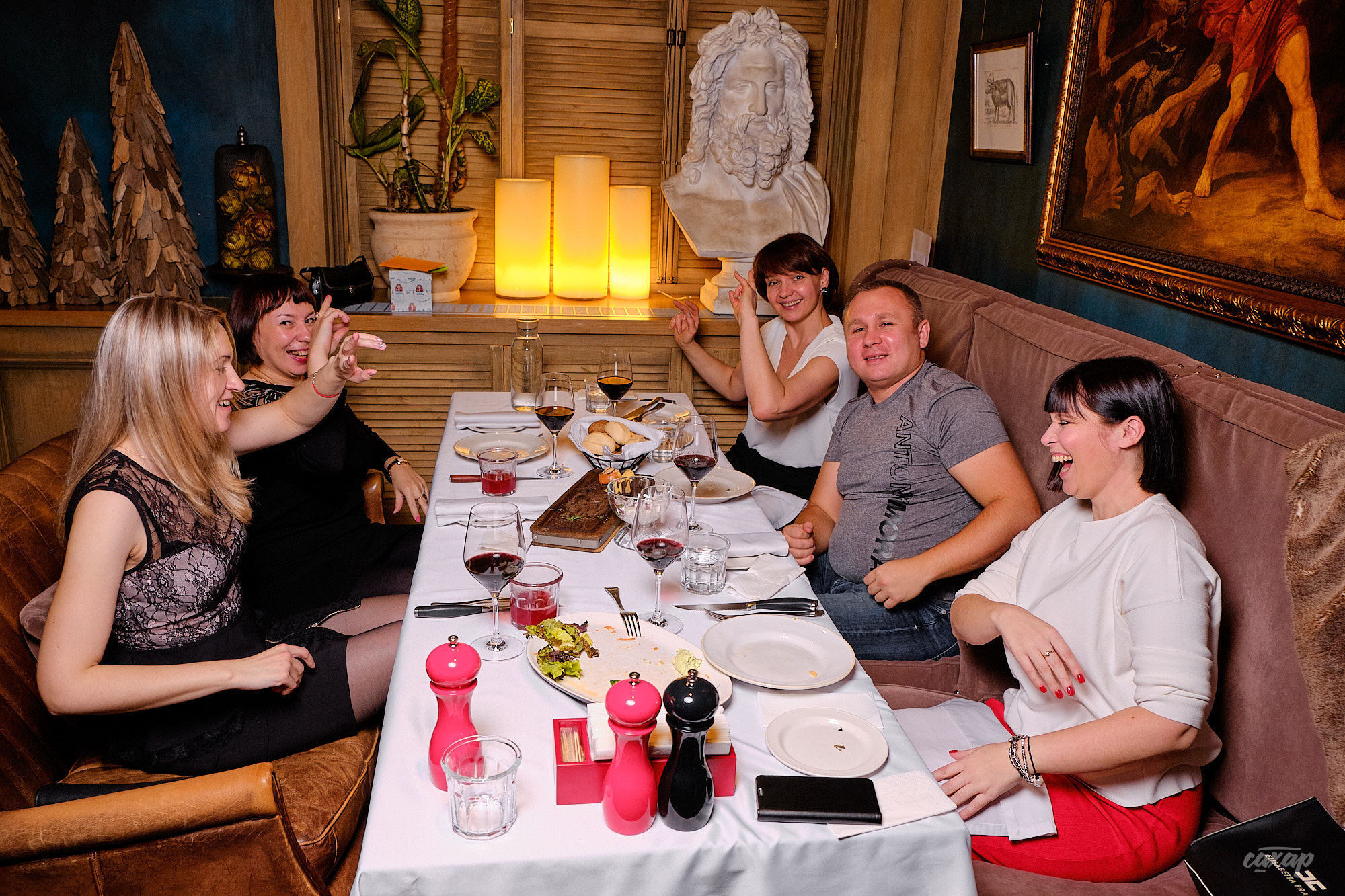 Новогодний Банкет в Стейк Хаус. Профессиональный фотограф в Екатеринбурге Юра Сахар