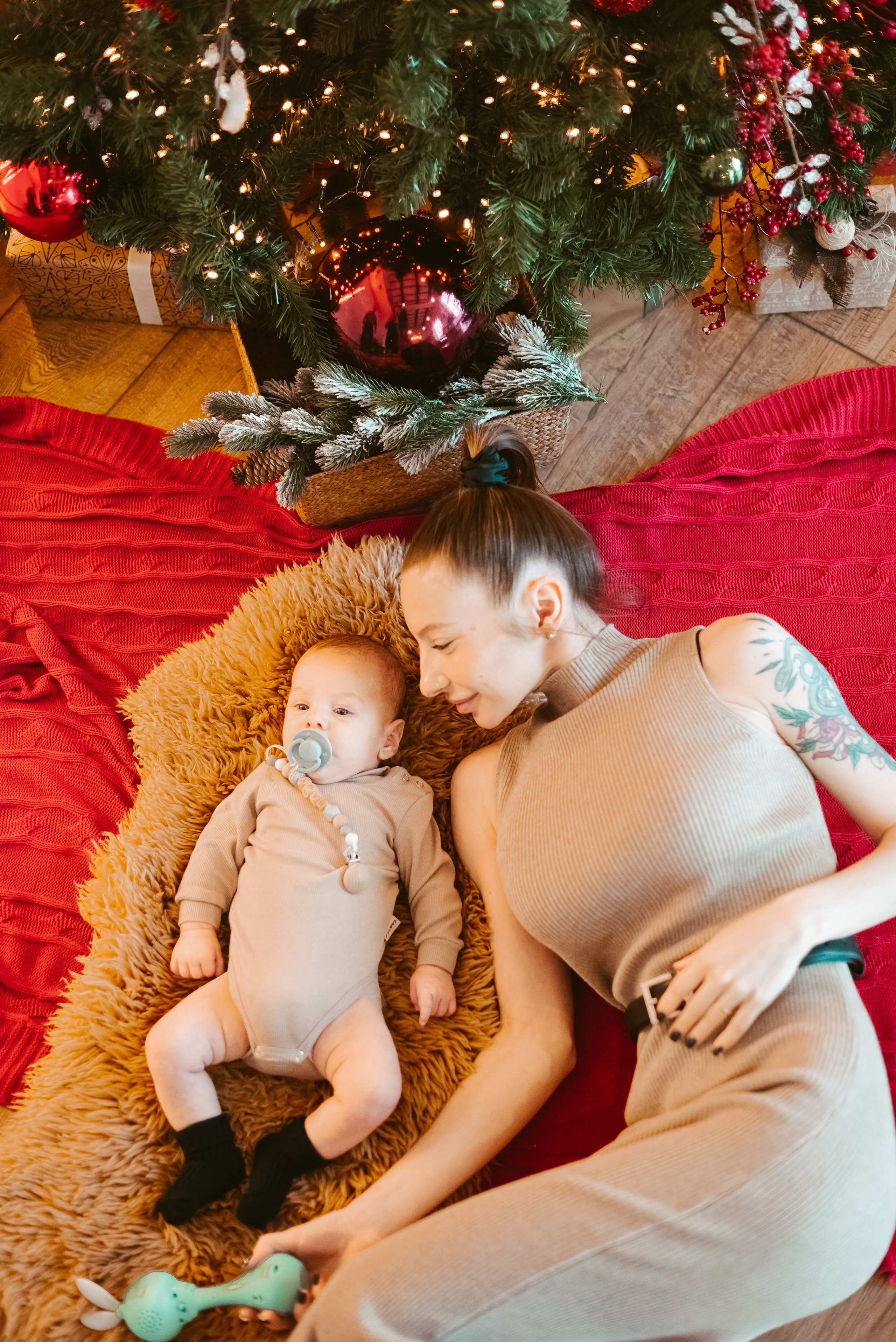 Новогодняя семейная фотосессия Кемерово