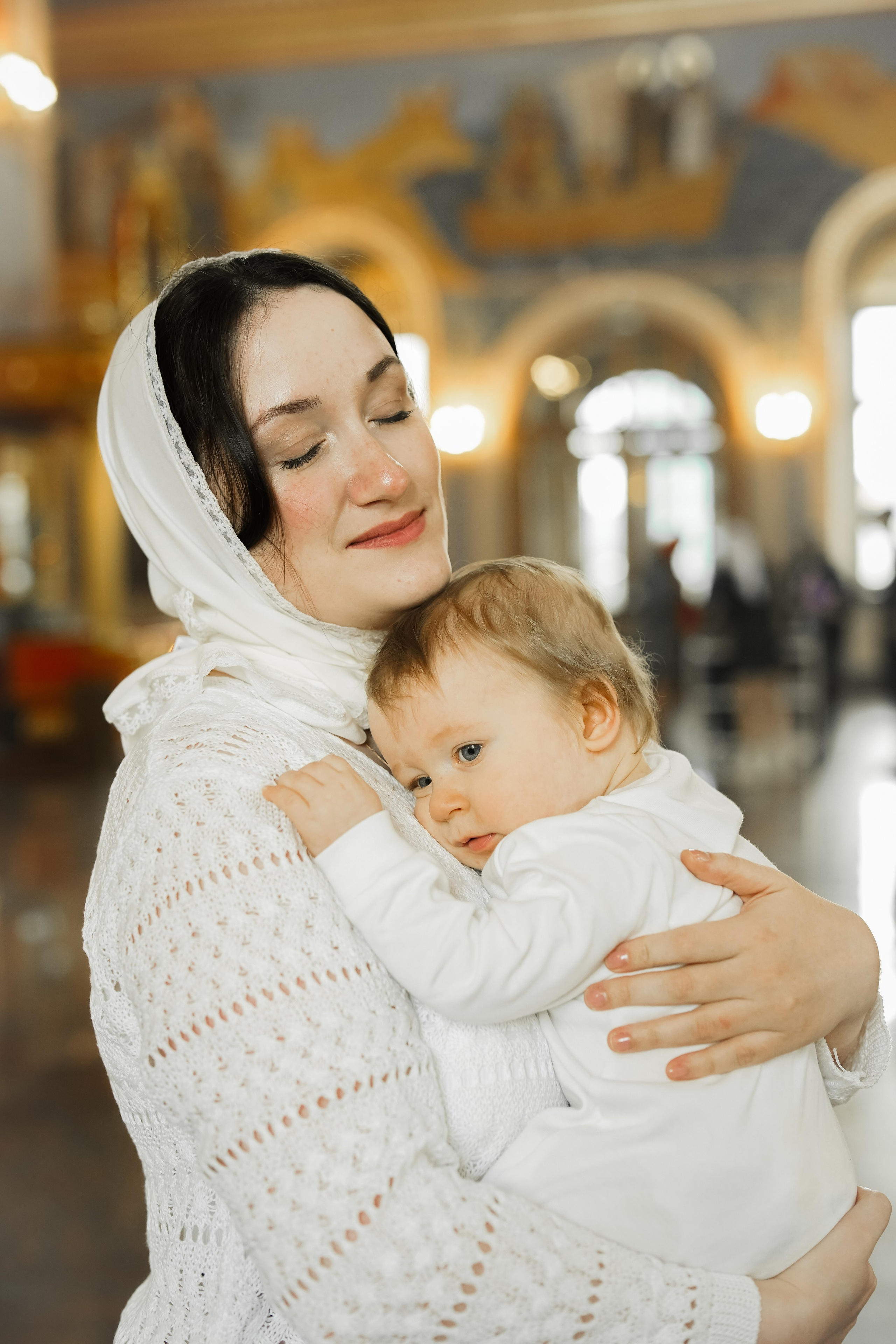 Крещение Василисы Храм Георгия Всеволодовича. Фотограф на крещение и венчание в Нижнем Новгороде.Свадебный Фотограф