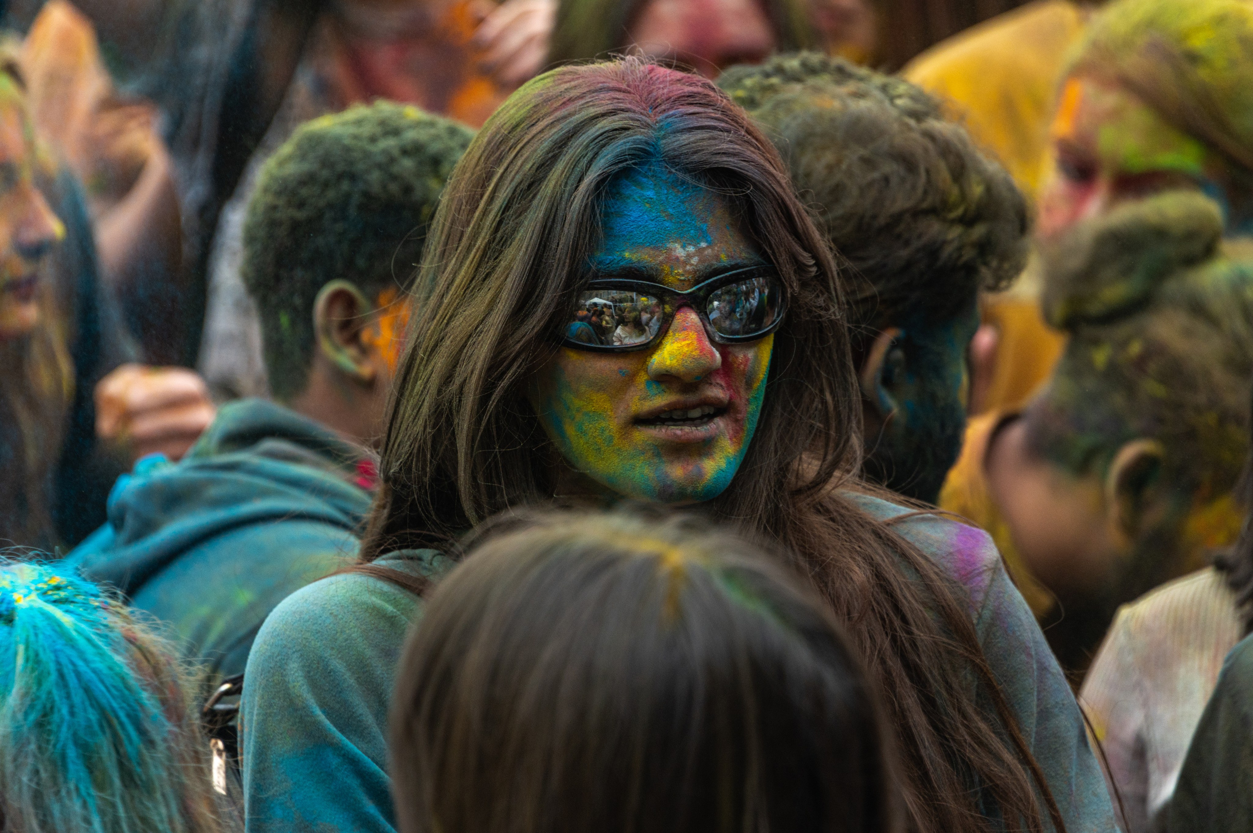 Праздник Холи в Москве. Фотограф Роман Адлер