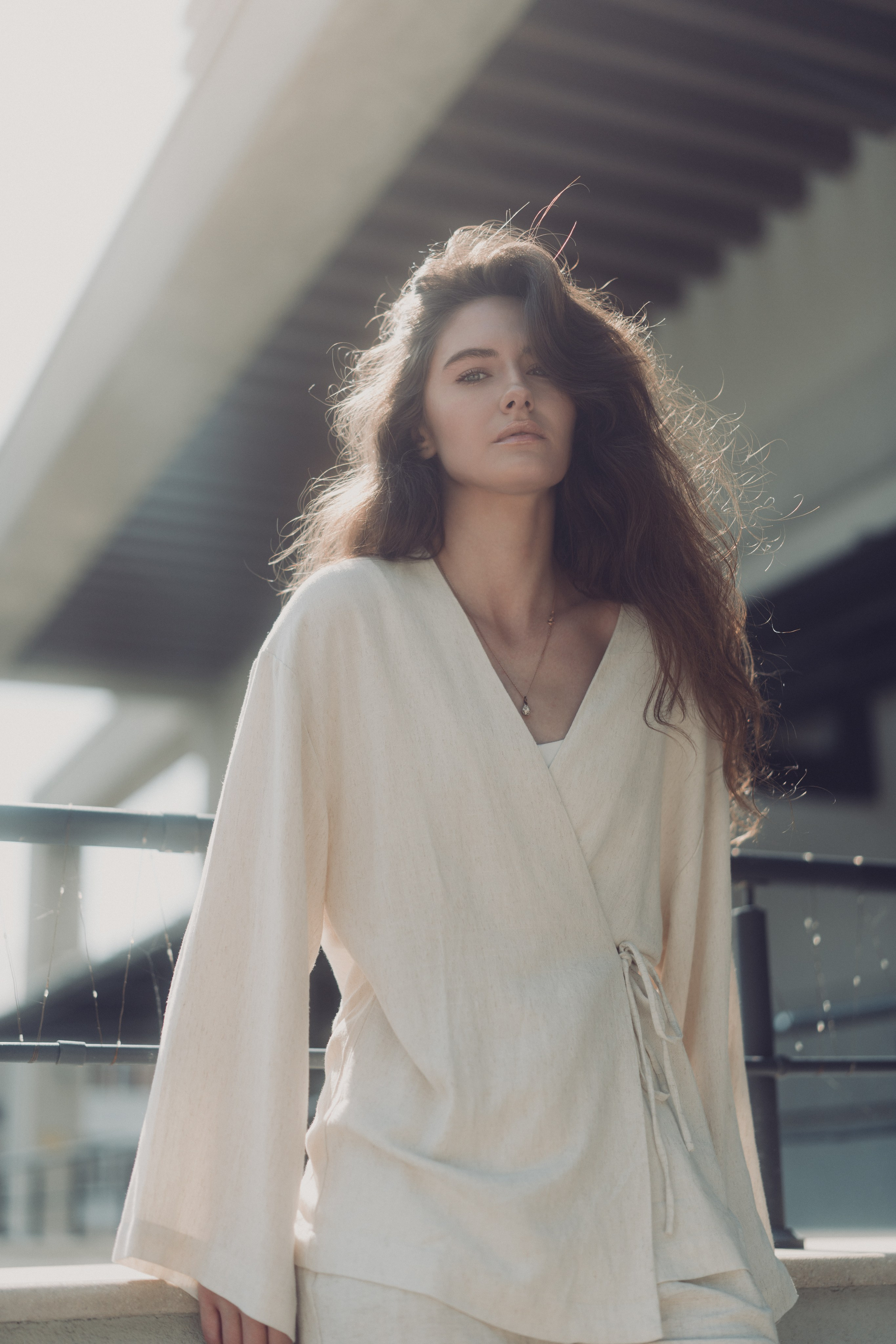 Прогулочная фотосессия с Настей около отеля Тасиго в Казани