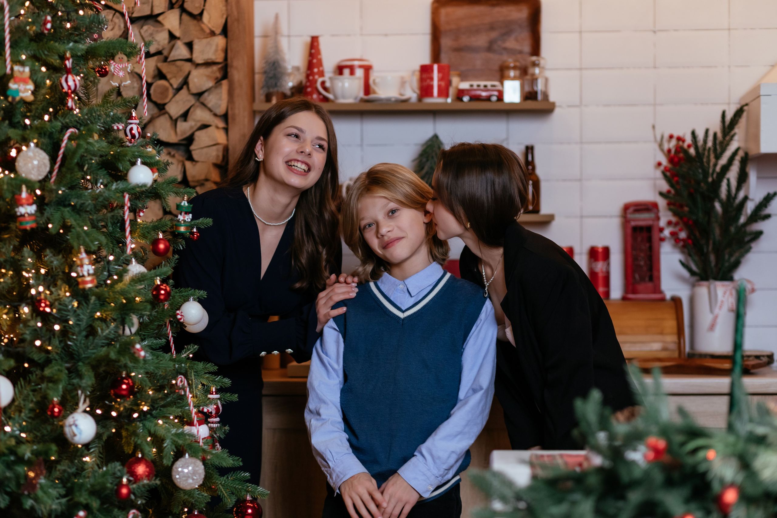 Новогодняя. Blenda photostudio. Семейный фотограф в Минске Приболовец Светлана