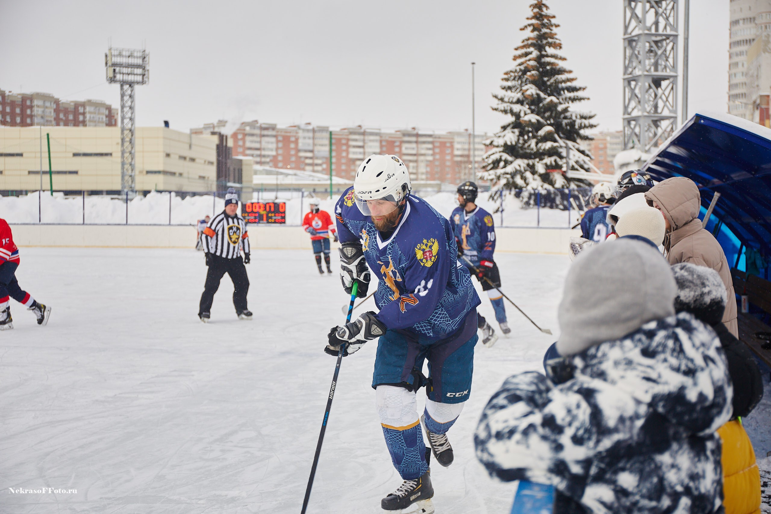Турнир по хоккею «Русская классика» в рамках Офицерской хоккейной лиги. Спортивный фотограф Некрасов Денис