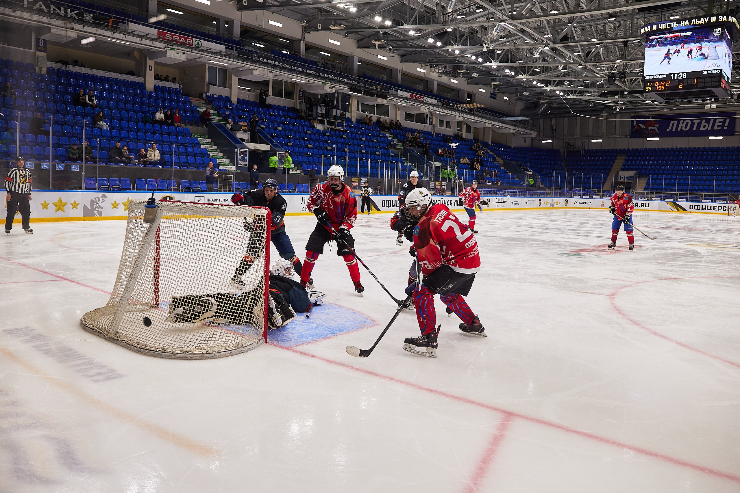 Репортаж. Офицерская хоккейная лига 2025 год. Спортивный фотограф Некрасов Денис