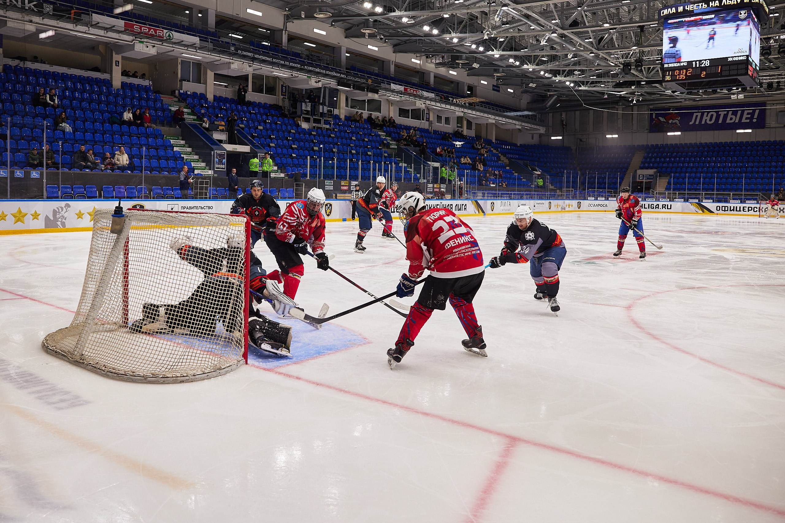 Репортаж. Офицерская хоккейная лига 2025 год. Спортивный фотограф Некрасов Денис