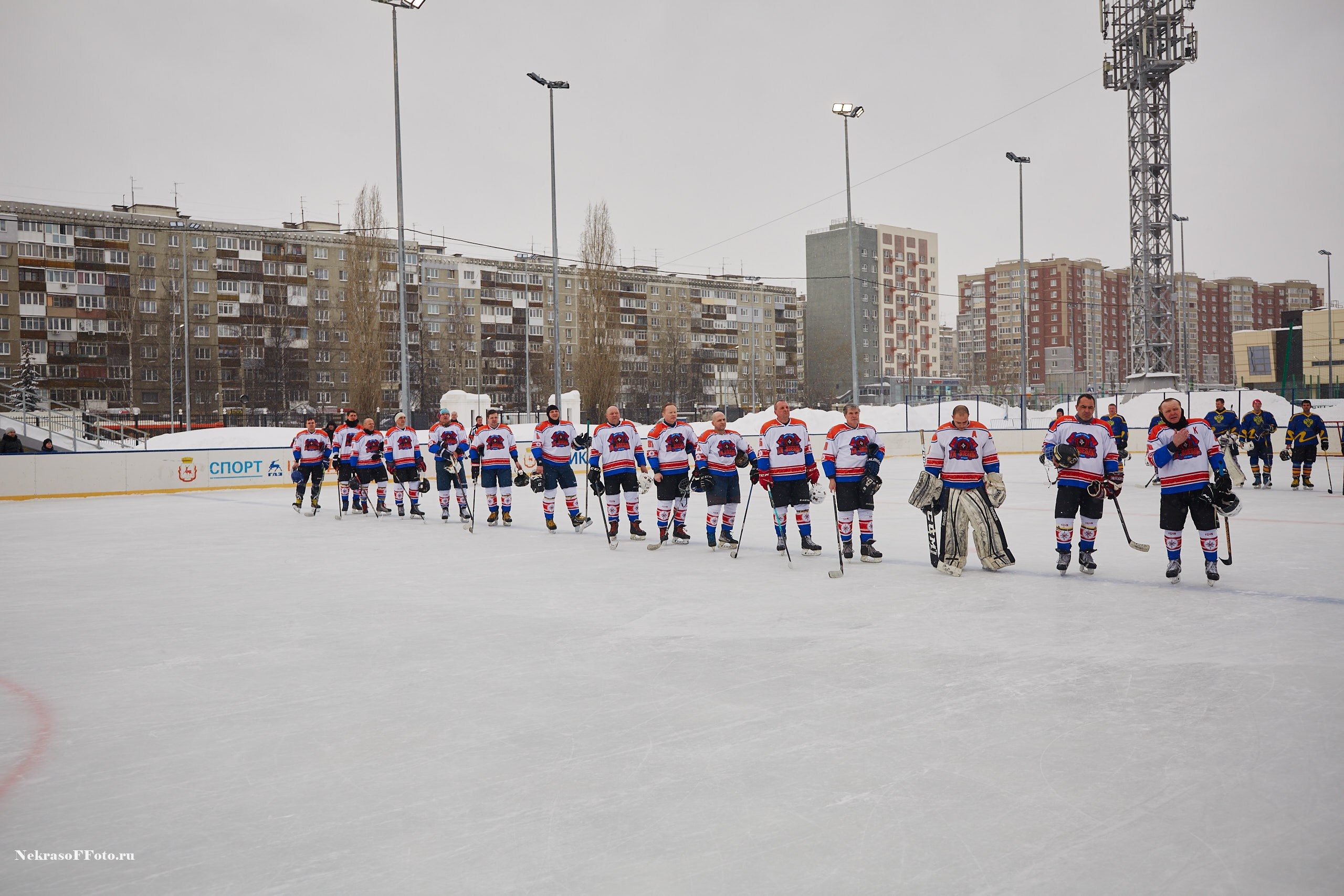 Турнир по хоккею «Русская классика» в рамках Офицерской хоккейной лиги. Спортивный фотограф Некрасов Денис