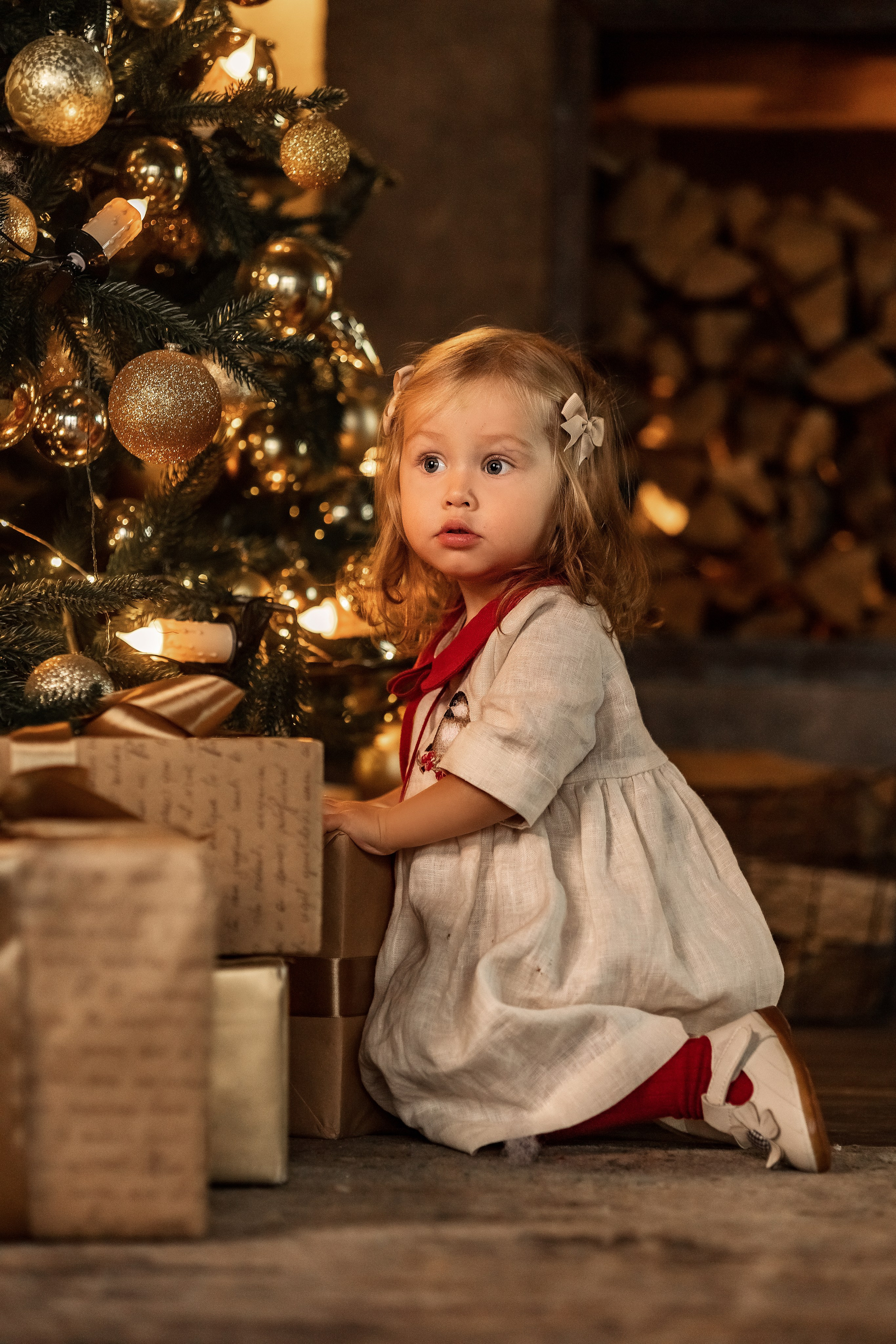 Новогодняя студия. Семейный и детский фотограф в Москве Анна Чертополох