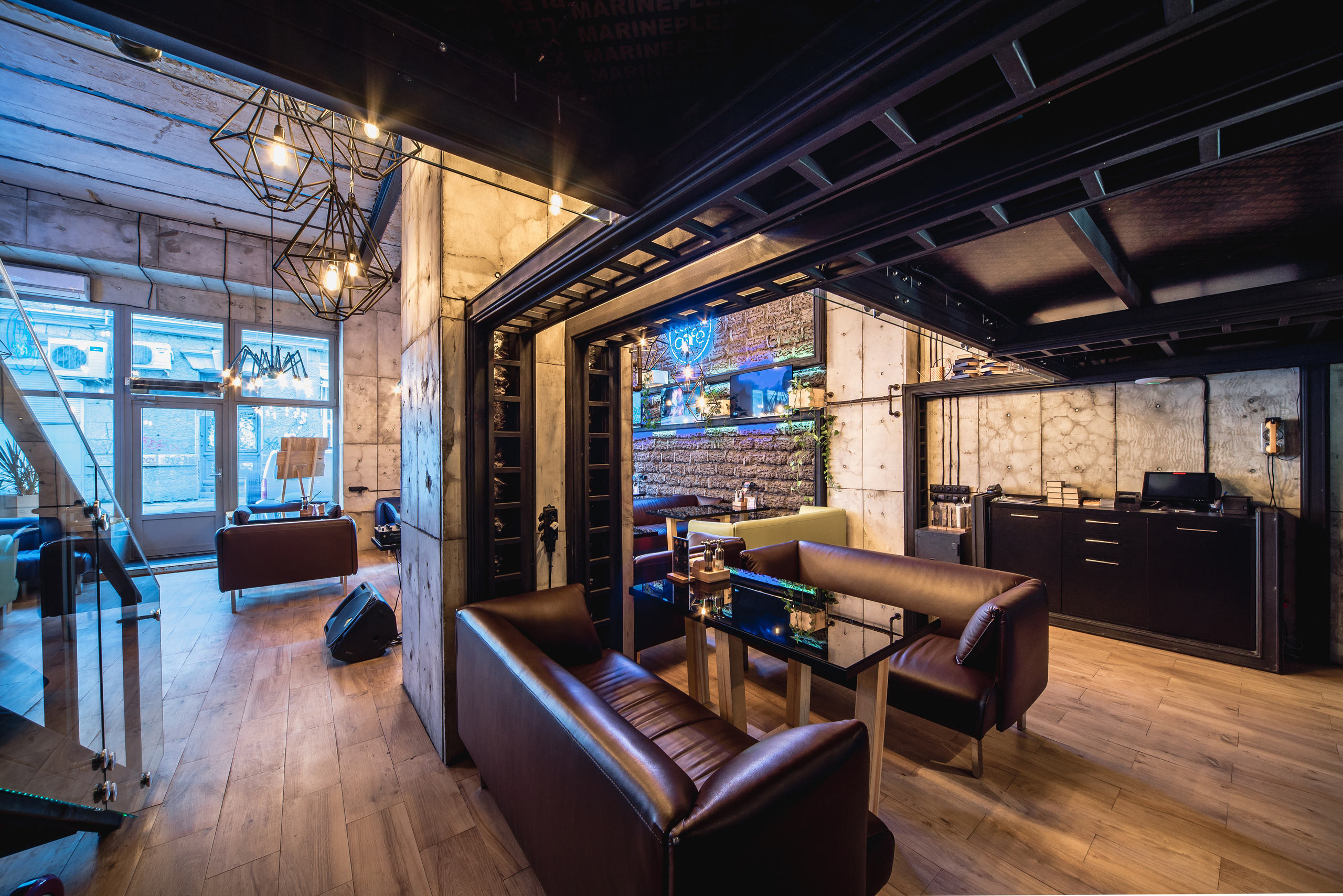 Съемка для портфолио дизайн-бюро ATMOSFERA - кафе "LOFT" в Ялте. Фотограф интерьеров Фотосъемка рекламы в Ялте и по Крыму