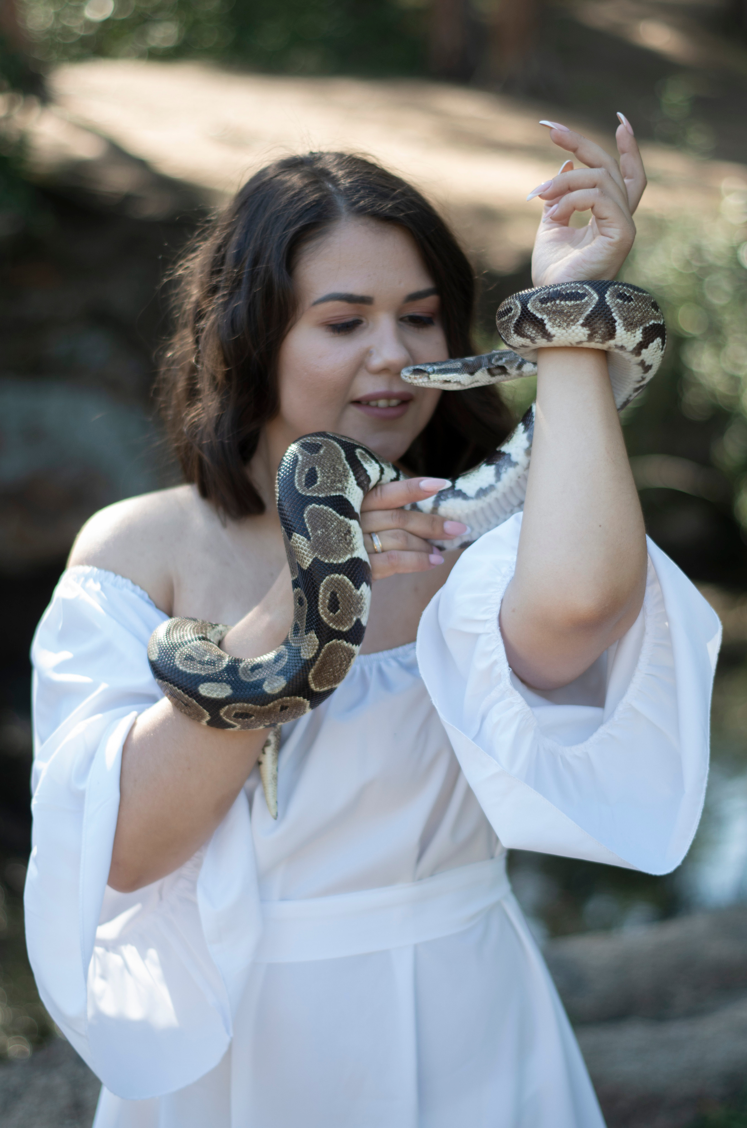 Будни Афродиты: фотосессия со змеёй. Фотограф Марина Доглядная Челябинск фотосессии с лошадьми, мотоциклами