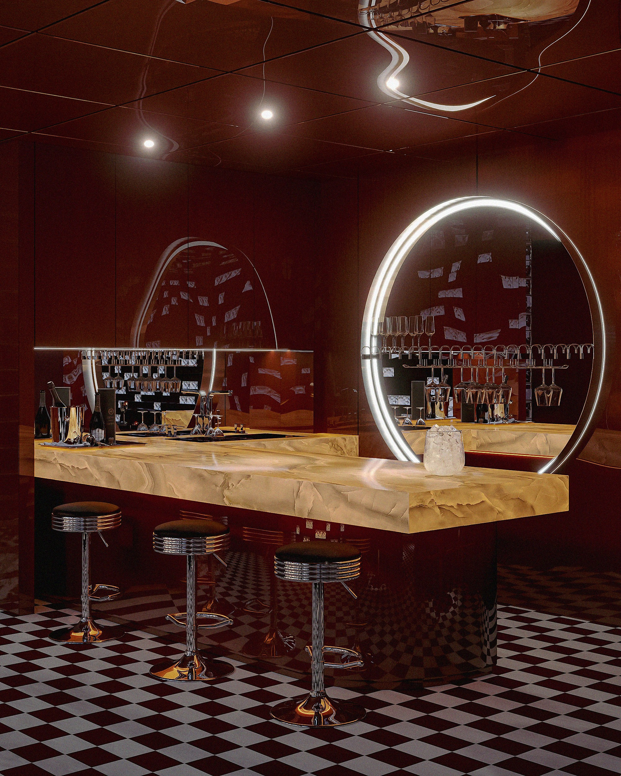 Музыкальный клуб в Калининграде. 3Д-Визуализация Наталья Макогонова