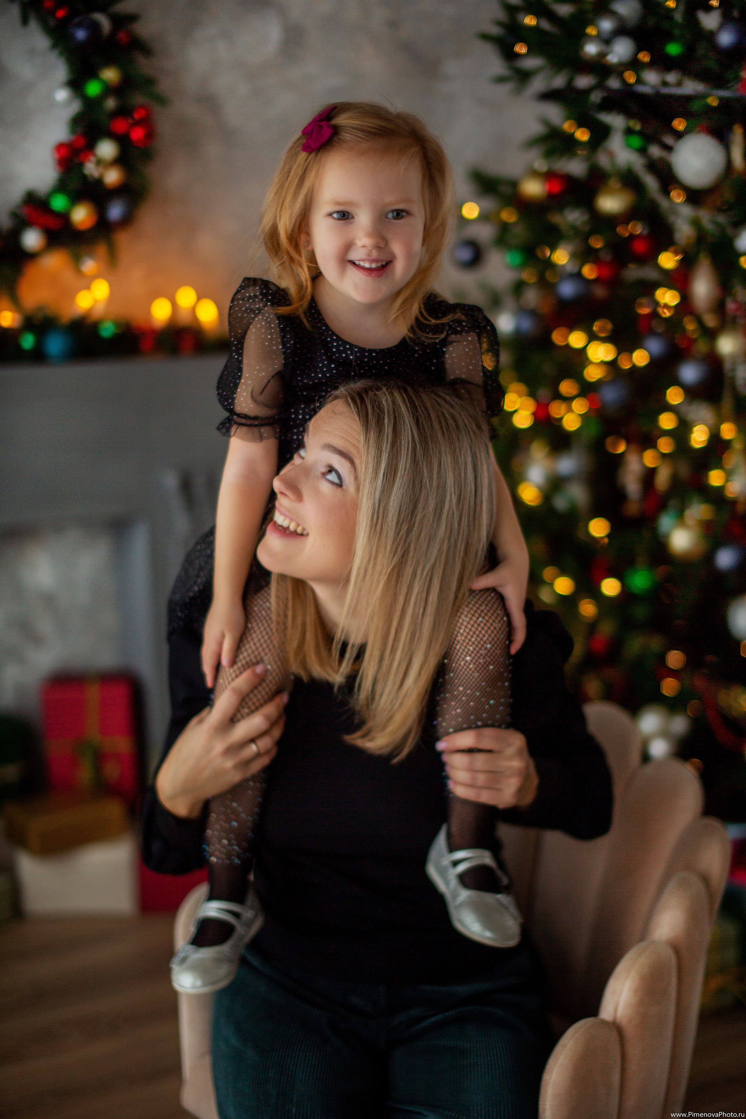 Новогодняя сказка Вари и Маруси, 2024. Семейный и детский фотограф в Петрозаводске