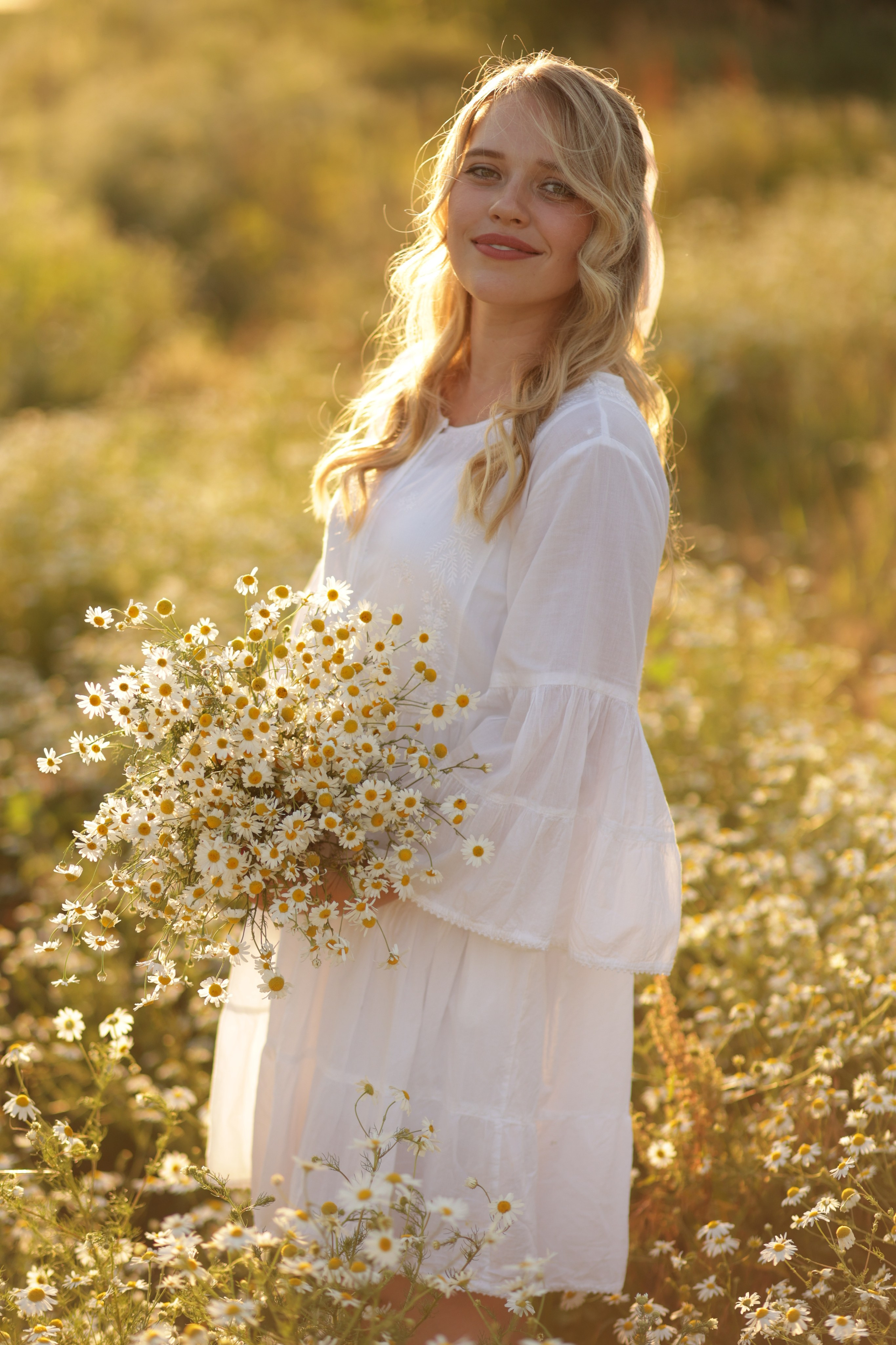 Вика и ромашки. Семейный фотограф в Саратове Юлия Охотникова